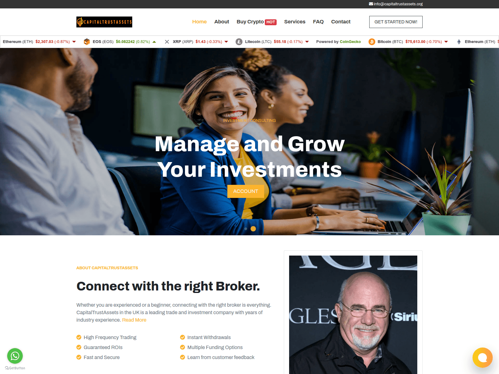 Screenshot of capitaltrustassets.org