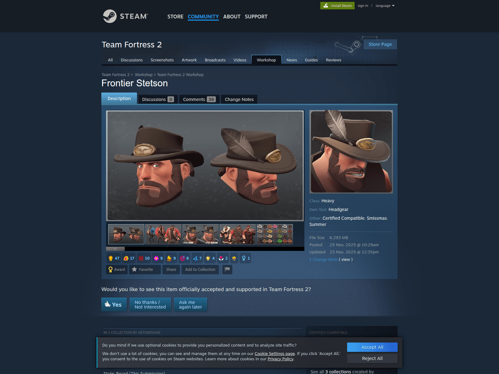 Screenshot of store.workshopmodscommunity.com