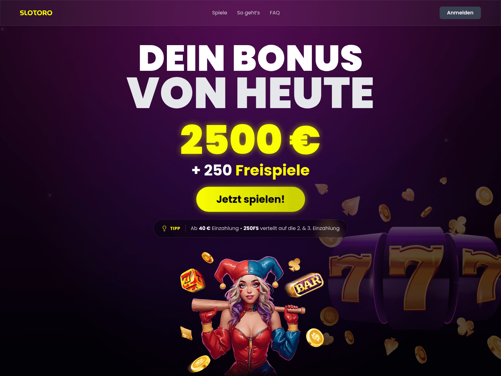 Screenshot von geldtrend.com