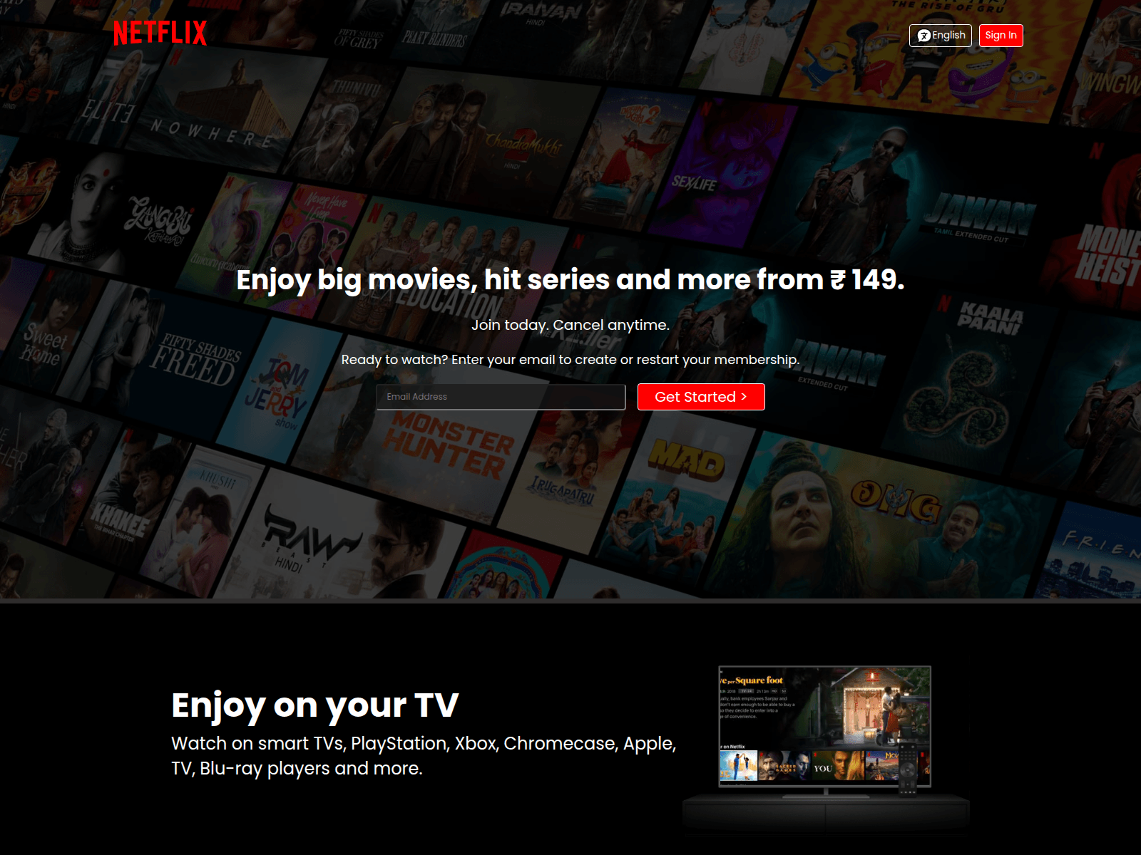 Screenshot of netflix-clone-jet-ten.vercel.app