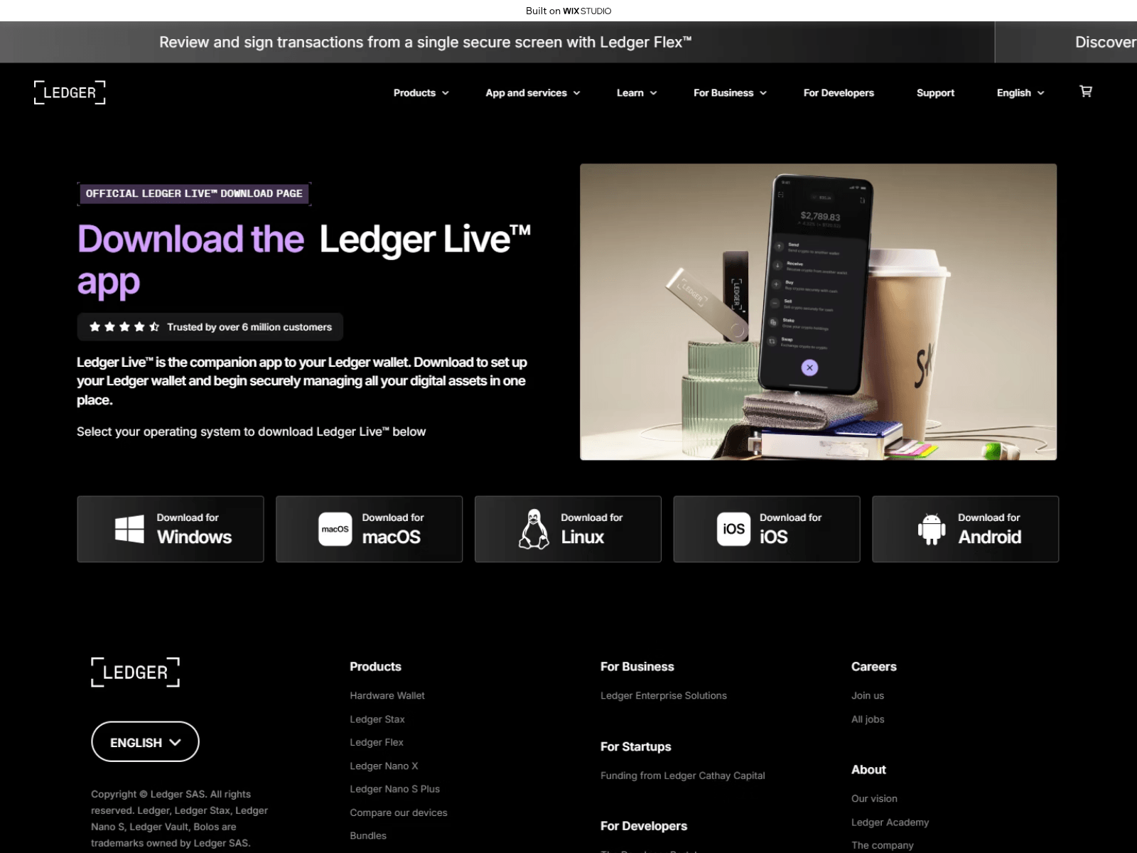 Screenshot of appstart-connect.wixstudio.com