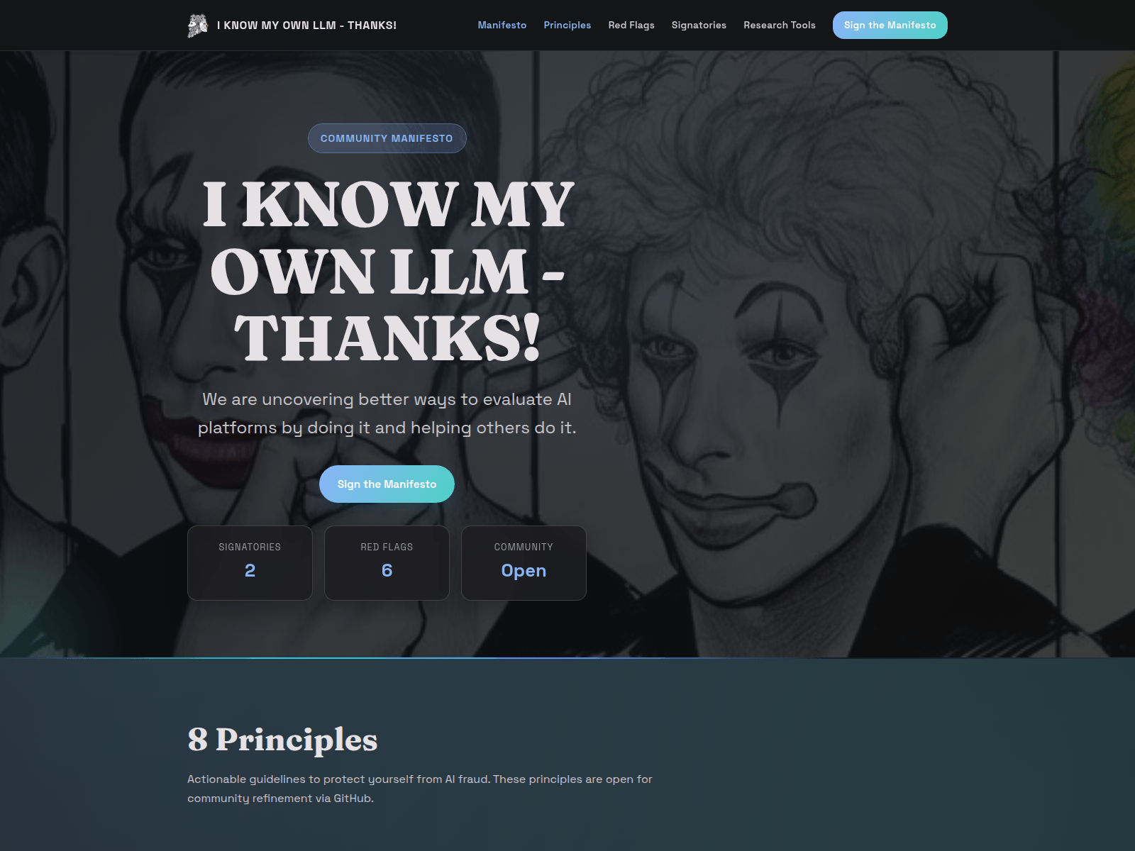 Знімок екрана iknowmyownllm.com