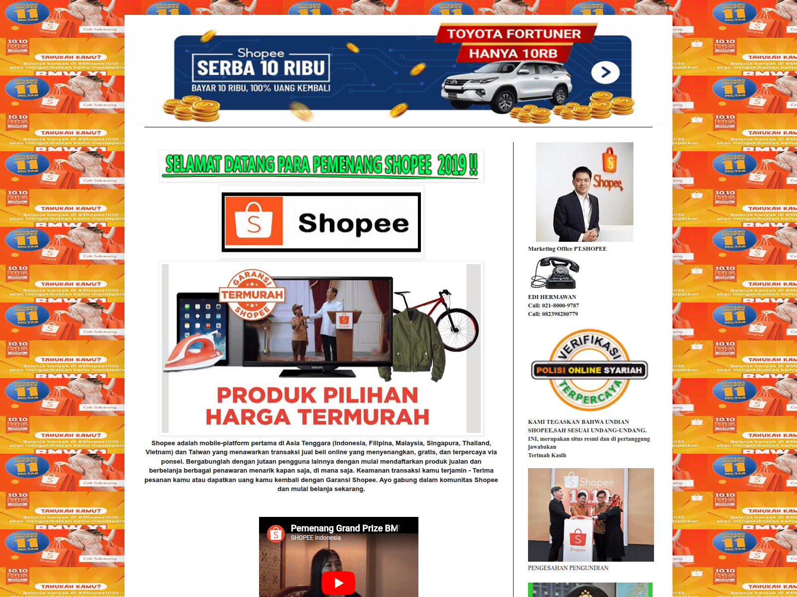 Screenshot of pt-shopee0779.blogspot.com