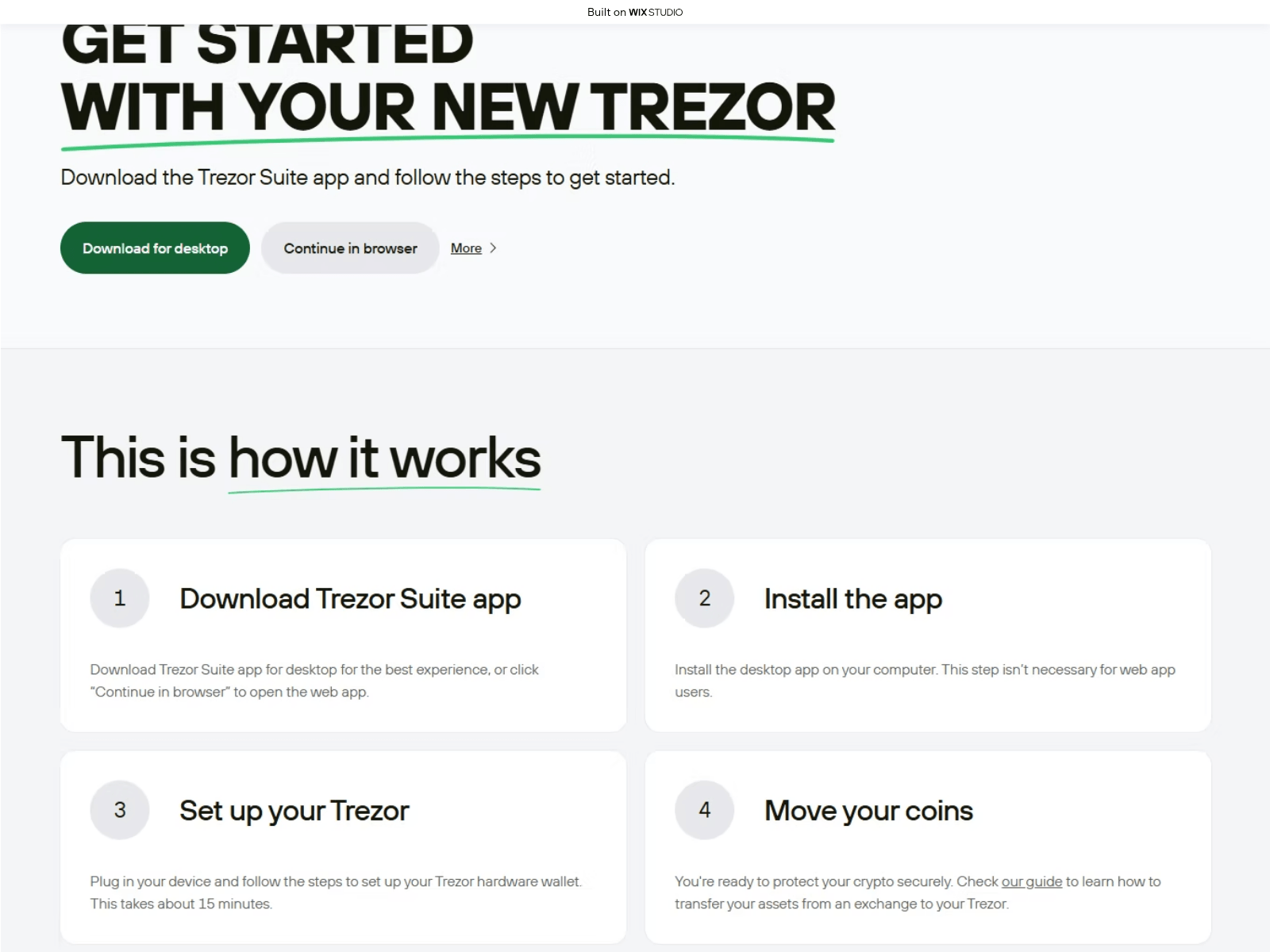 Screenshot of trzriostrt.wixstudio.com