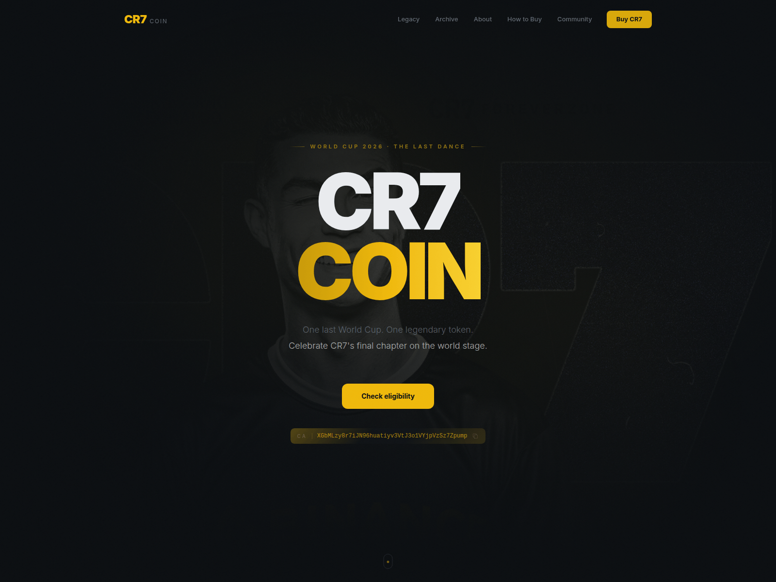 Screenshot of cr7life.net
