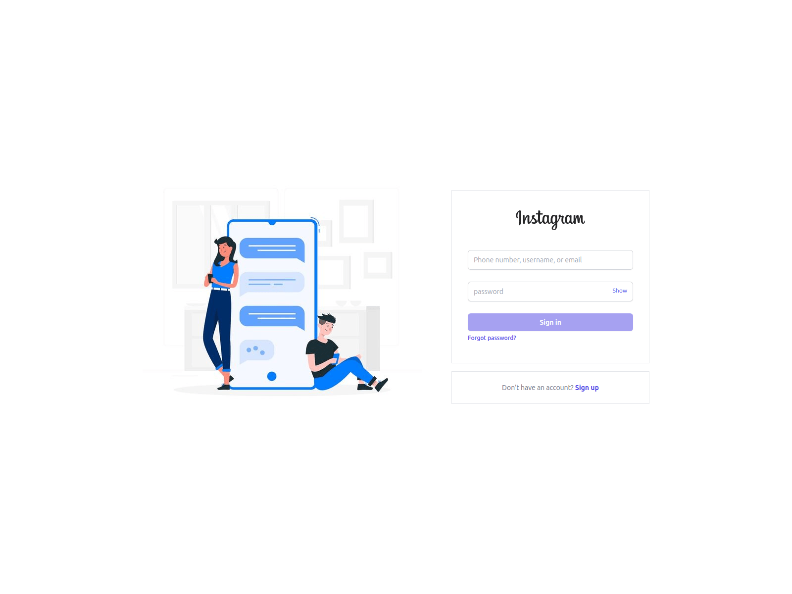 Screenshot of instagram-clone-omega-one.vercel.app