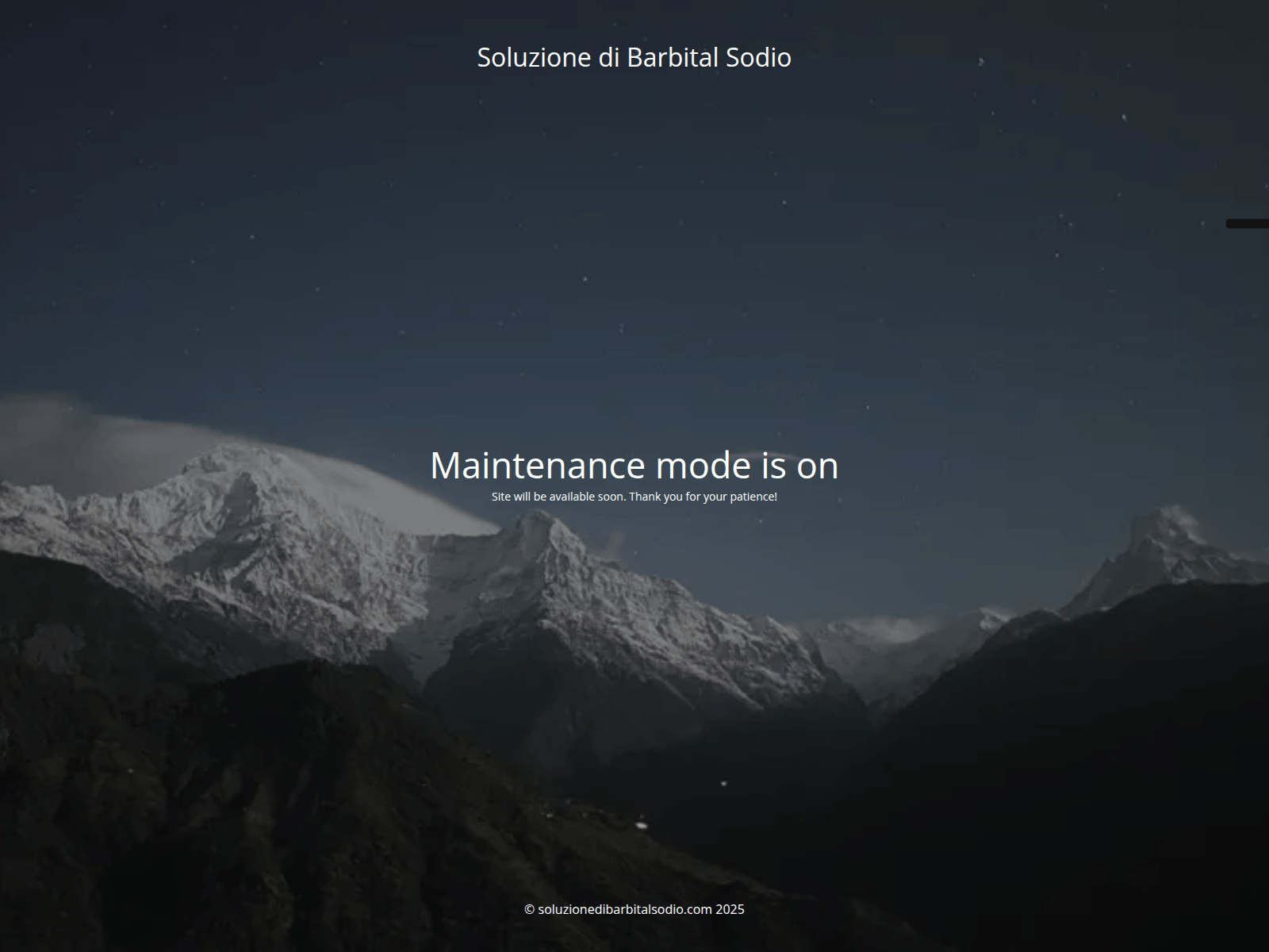 Screenshot von soluzionedibarbitalsodio.com