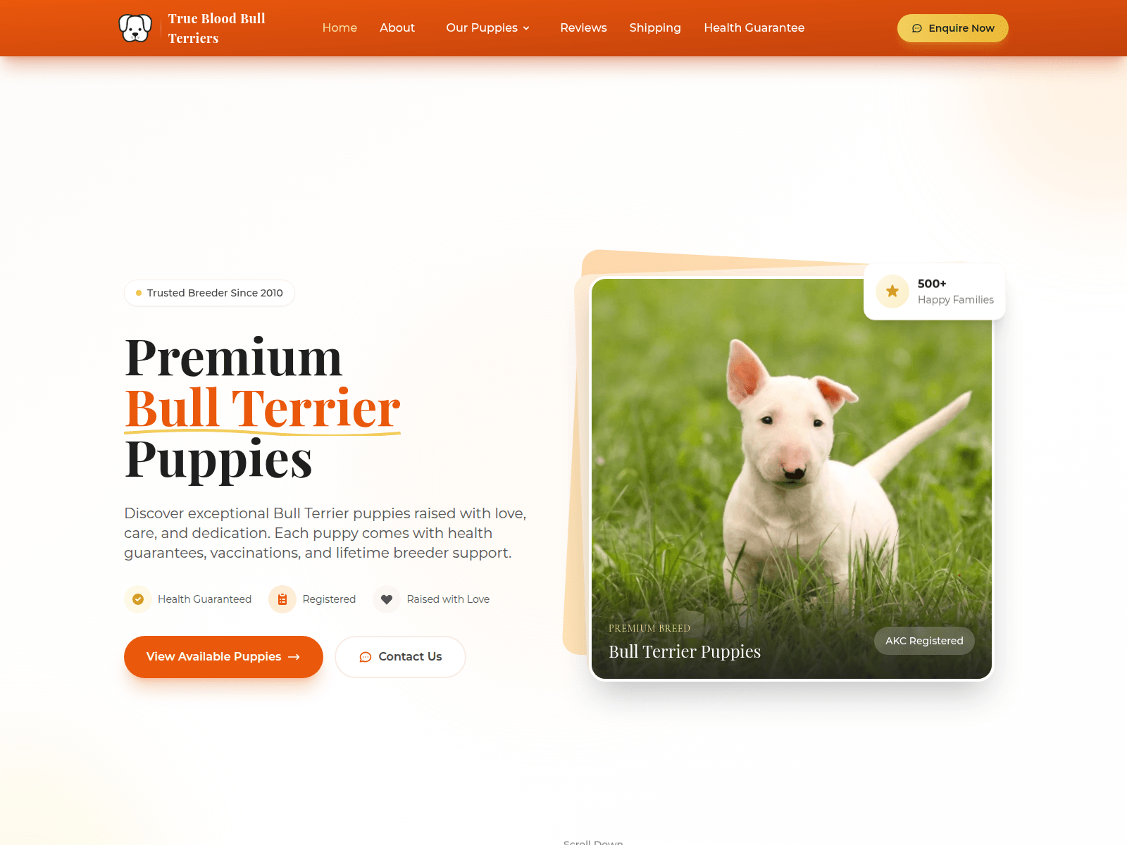 Screenshot von truebloodbullterriers.com