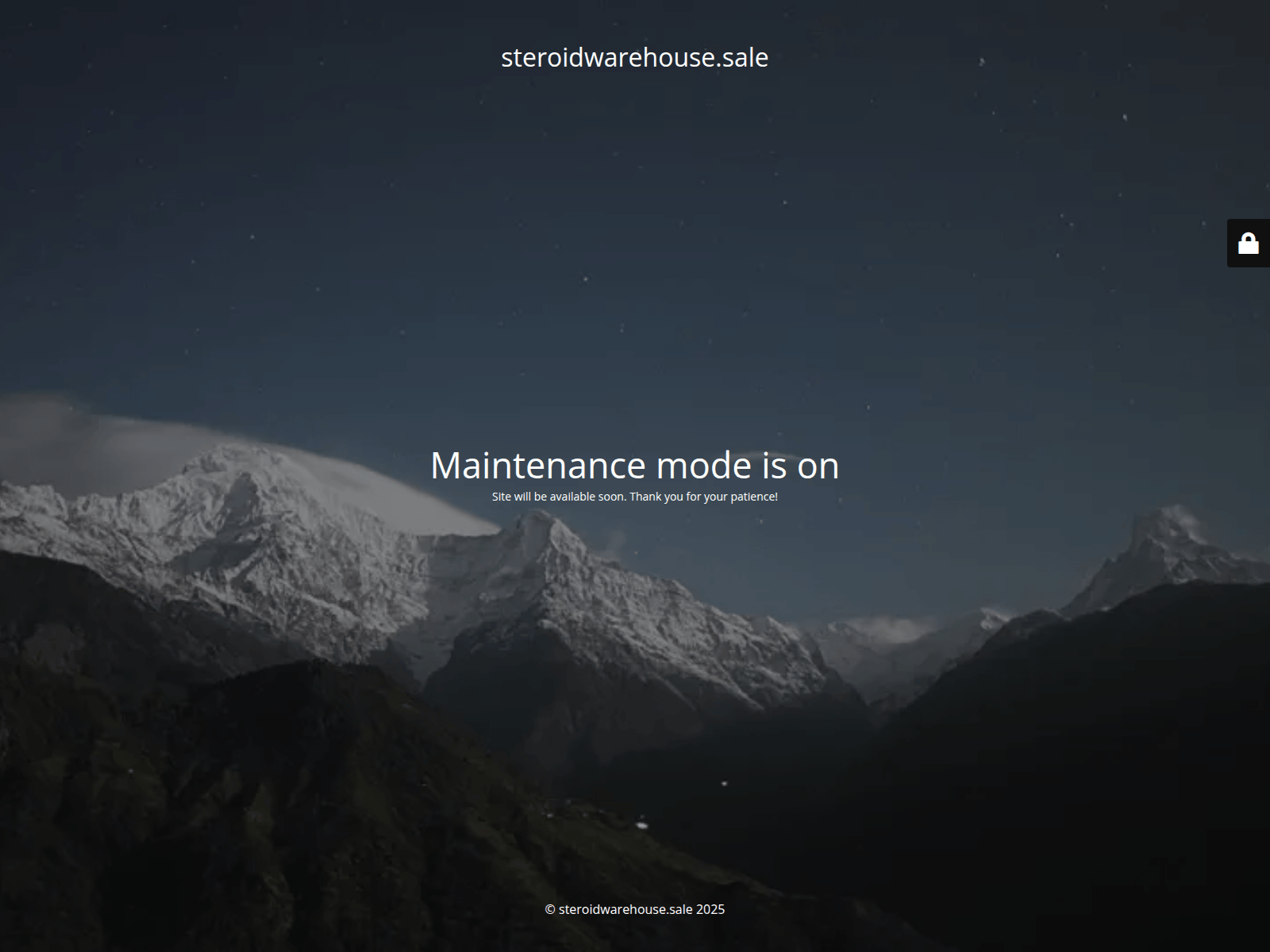 Screenshot von steroidwarehouse.sale