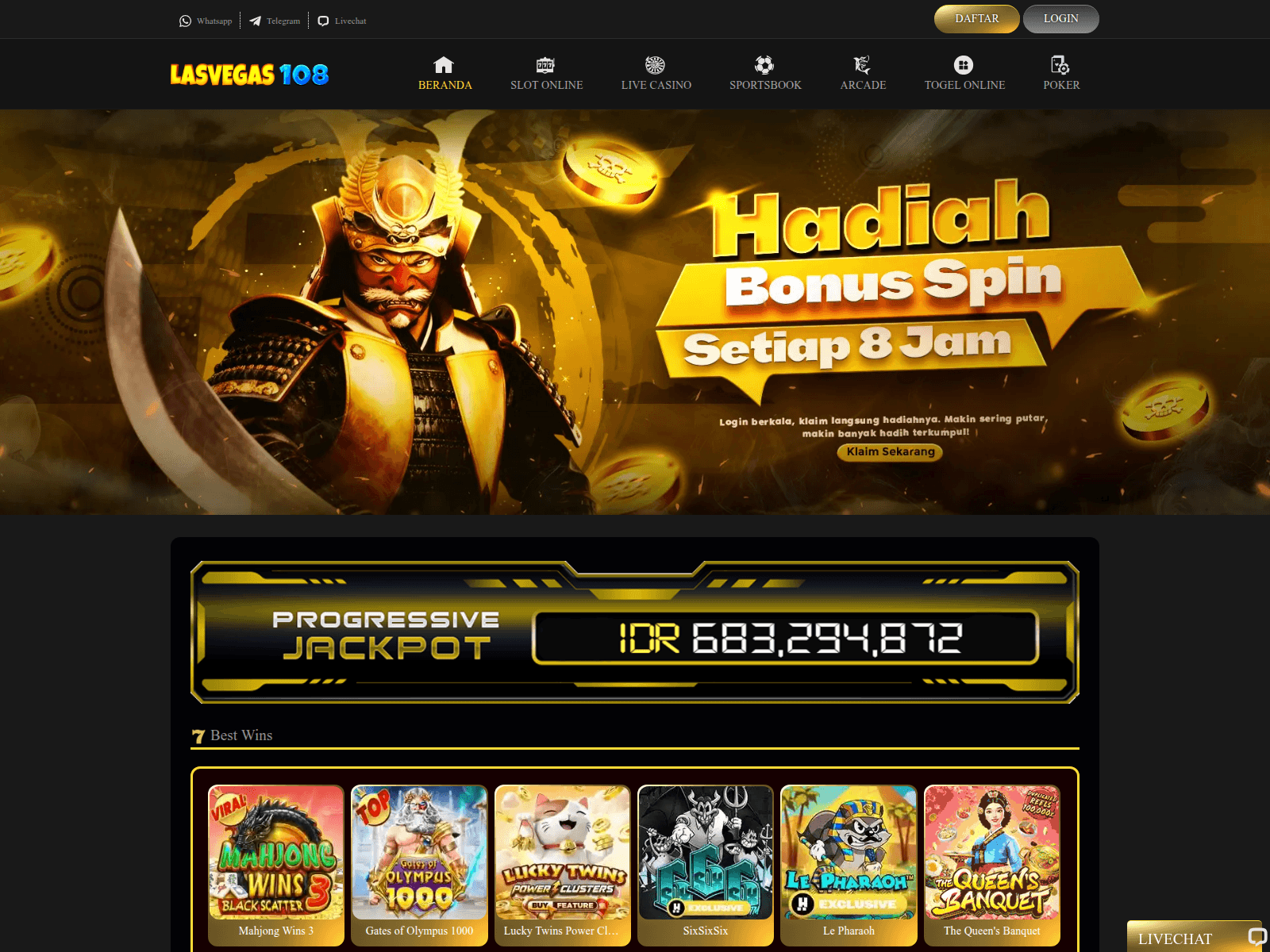 [Ekran görüntüsü] lasvegas108.com