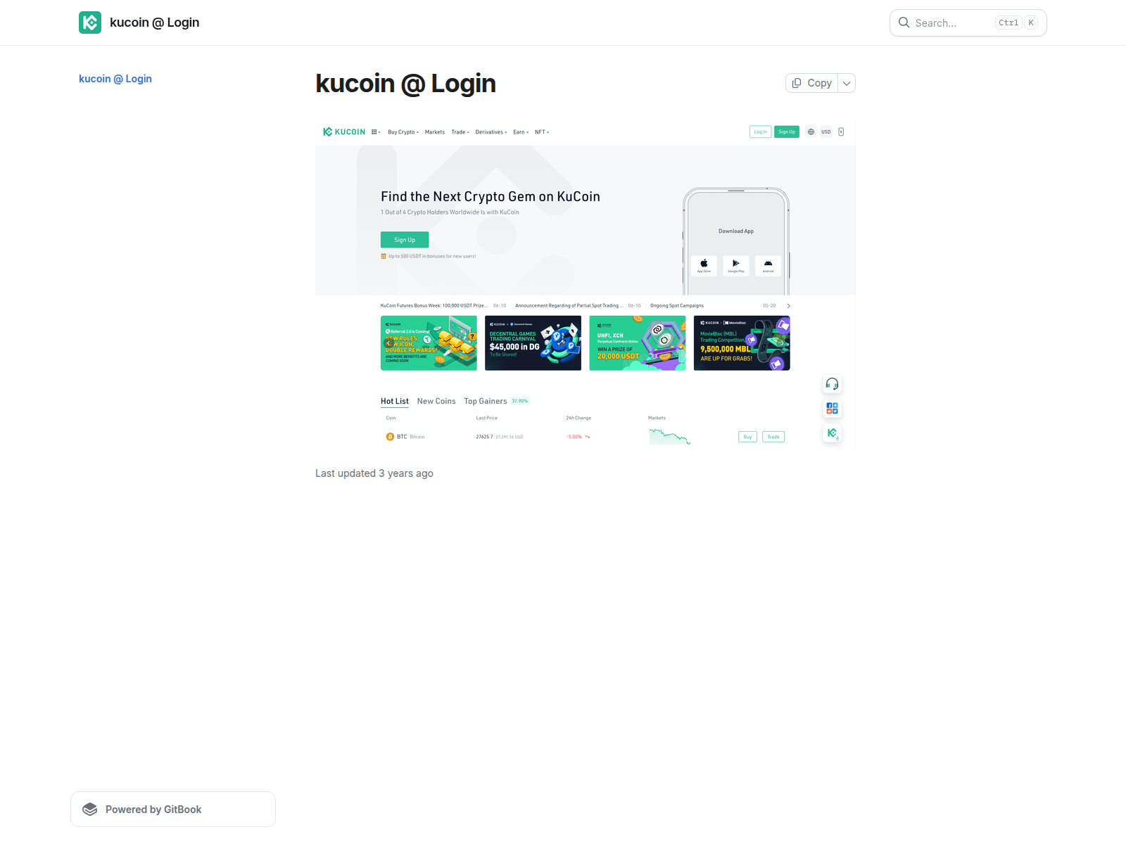 Captura de tela de kucoin-lxgen.gitbook.io