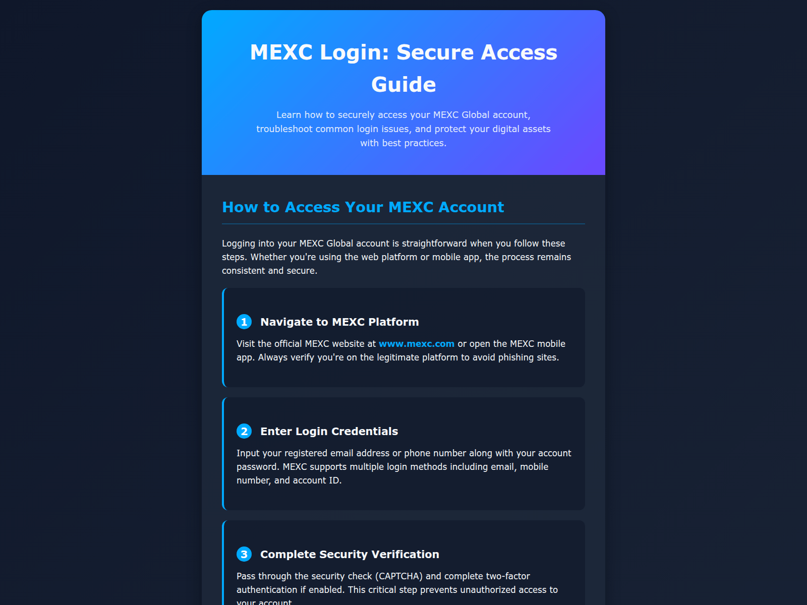 Screenshot of info-mexc-login-us.pages.dev