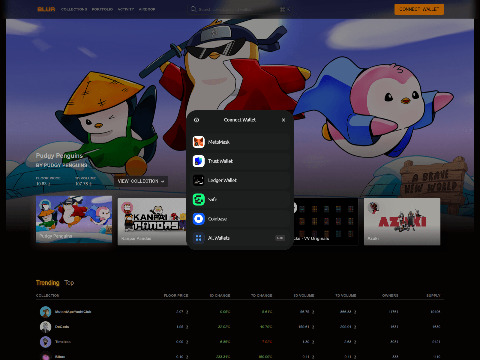 Screenshot of blur-io-eth.pages.dev
