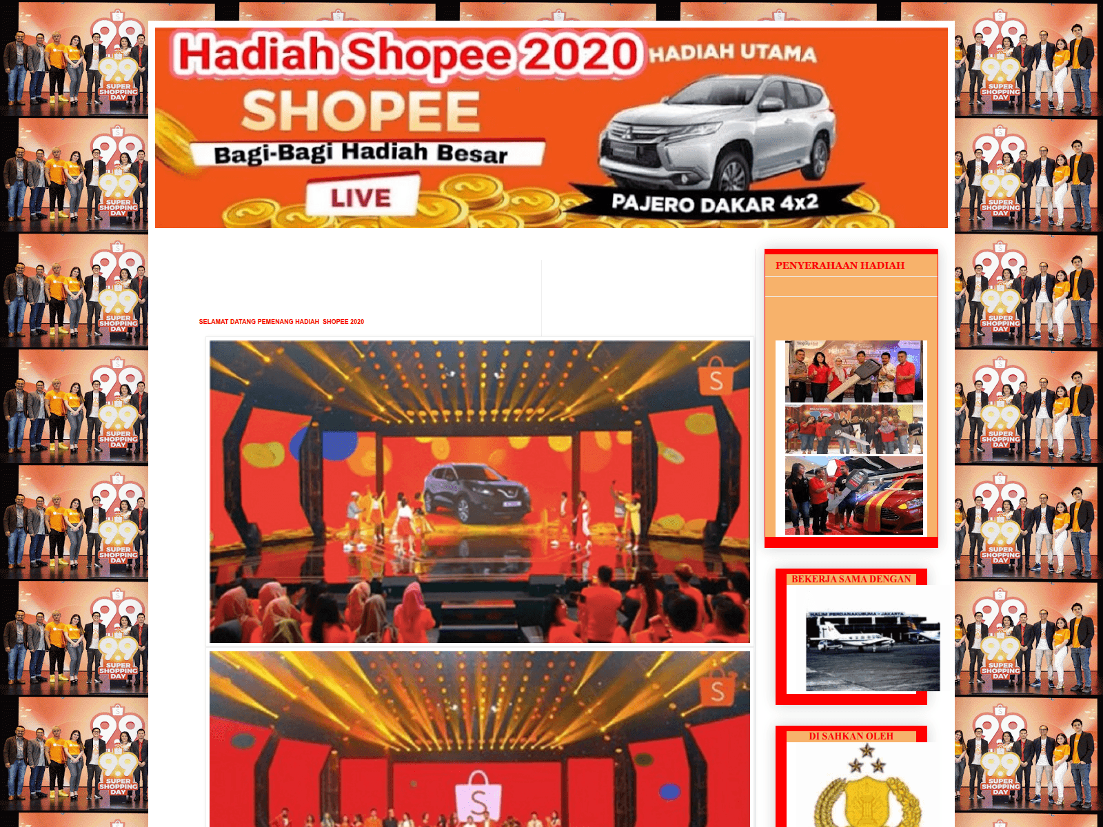 Screenshot of pusat-shopee199.blogspot.com