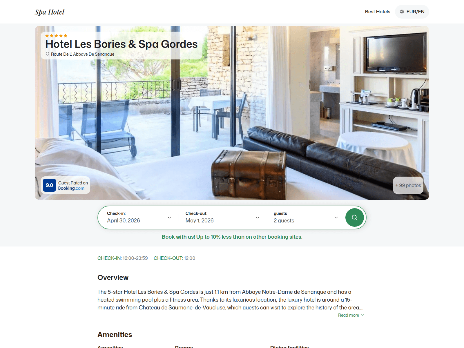 Screenshot of lesbories.spahotel.guru