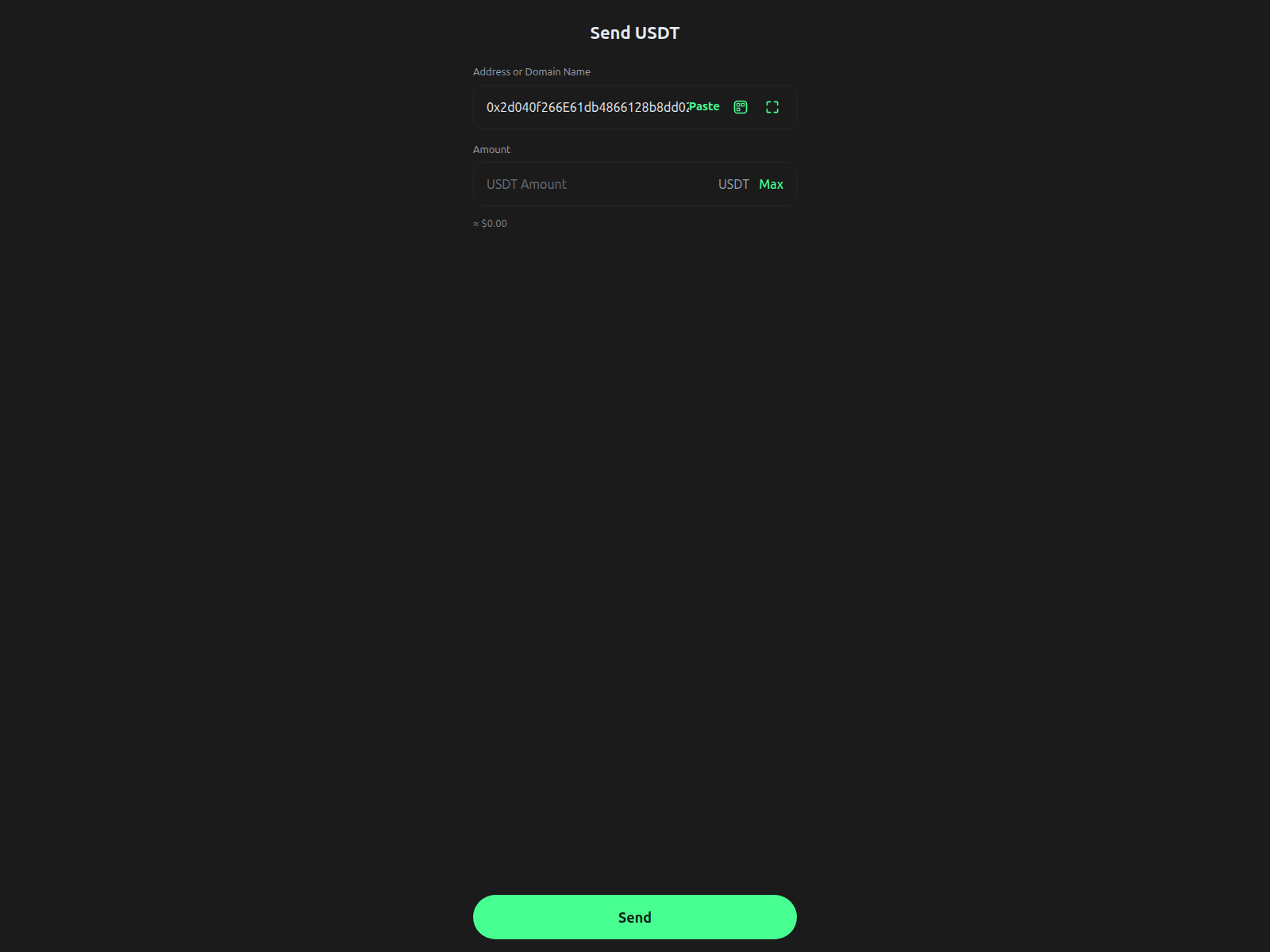 Screenshot of transfer-usdt.live