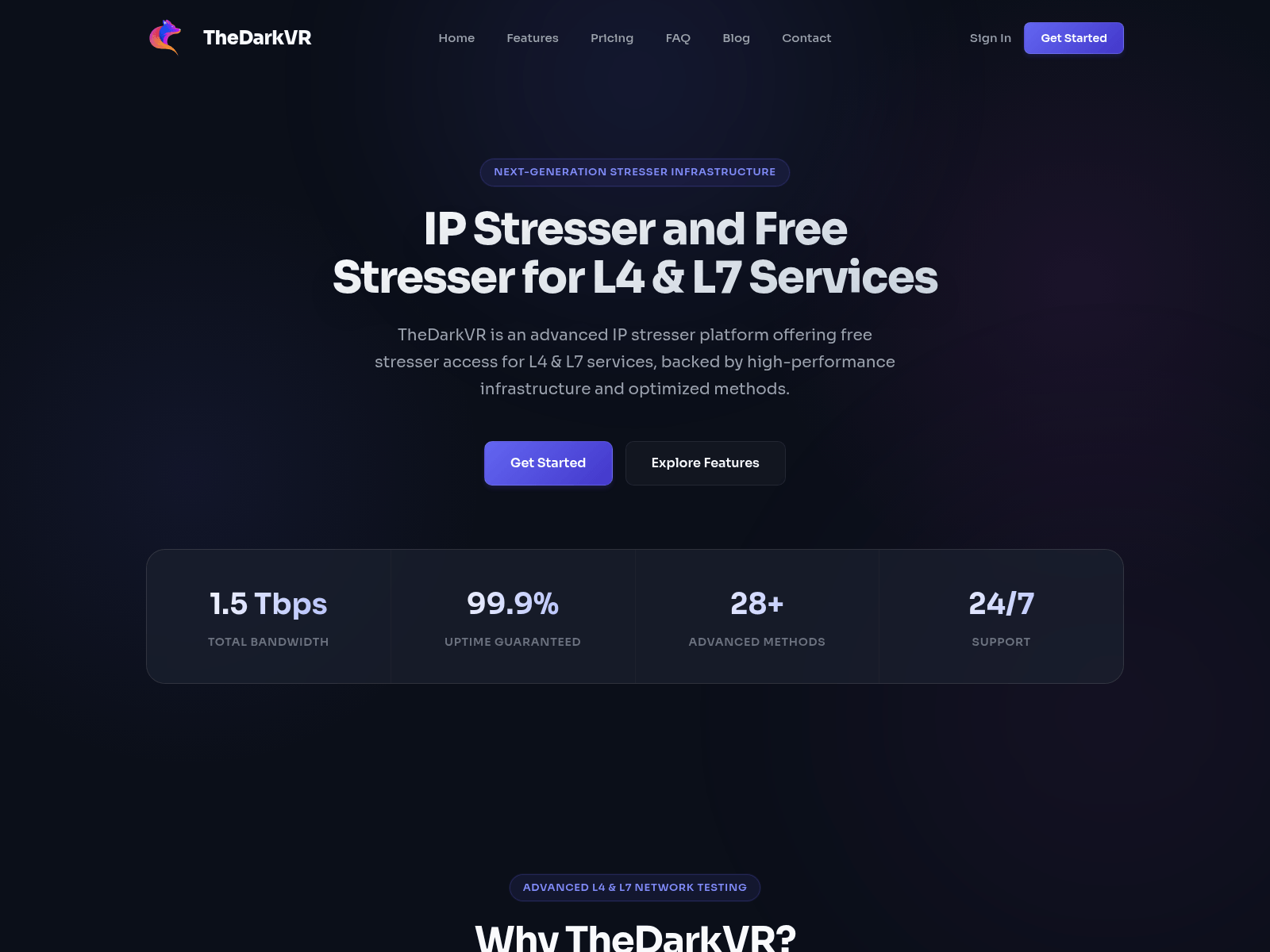 Screenshot of thedarkvr.su