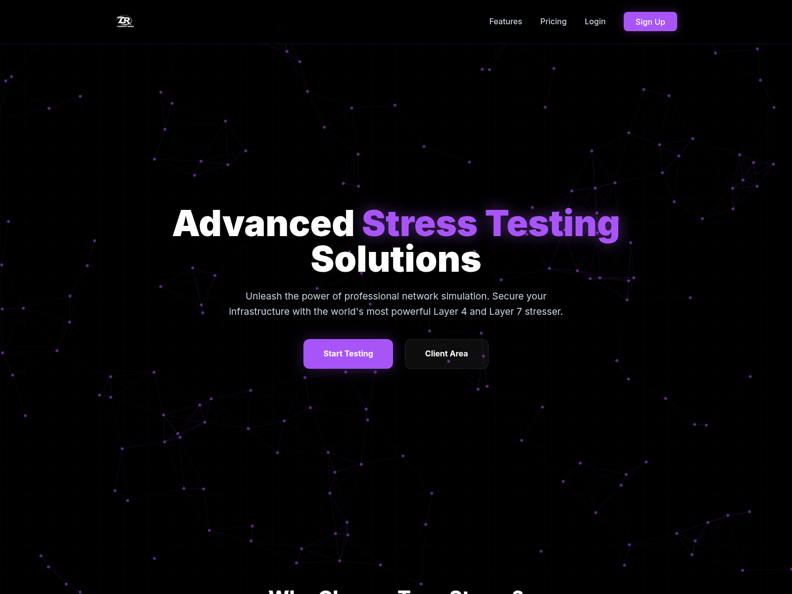 Screenshot of terrastress.st