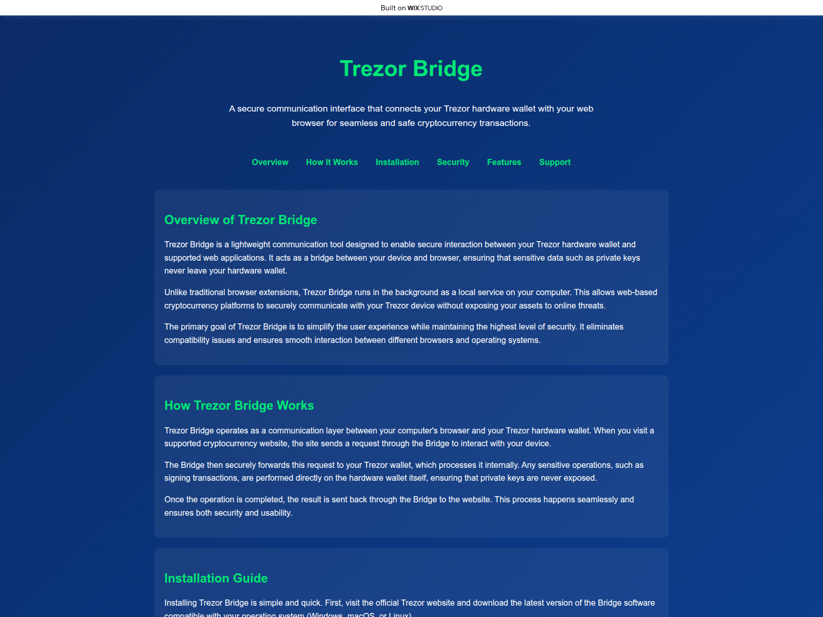 的截图 proxy-bridge.wixstudio.com