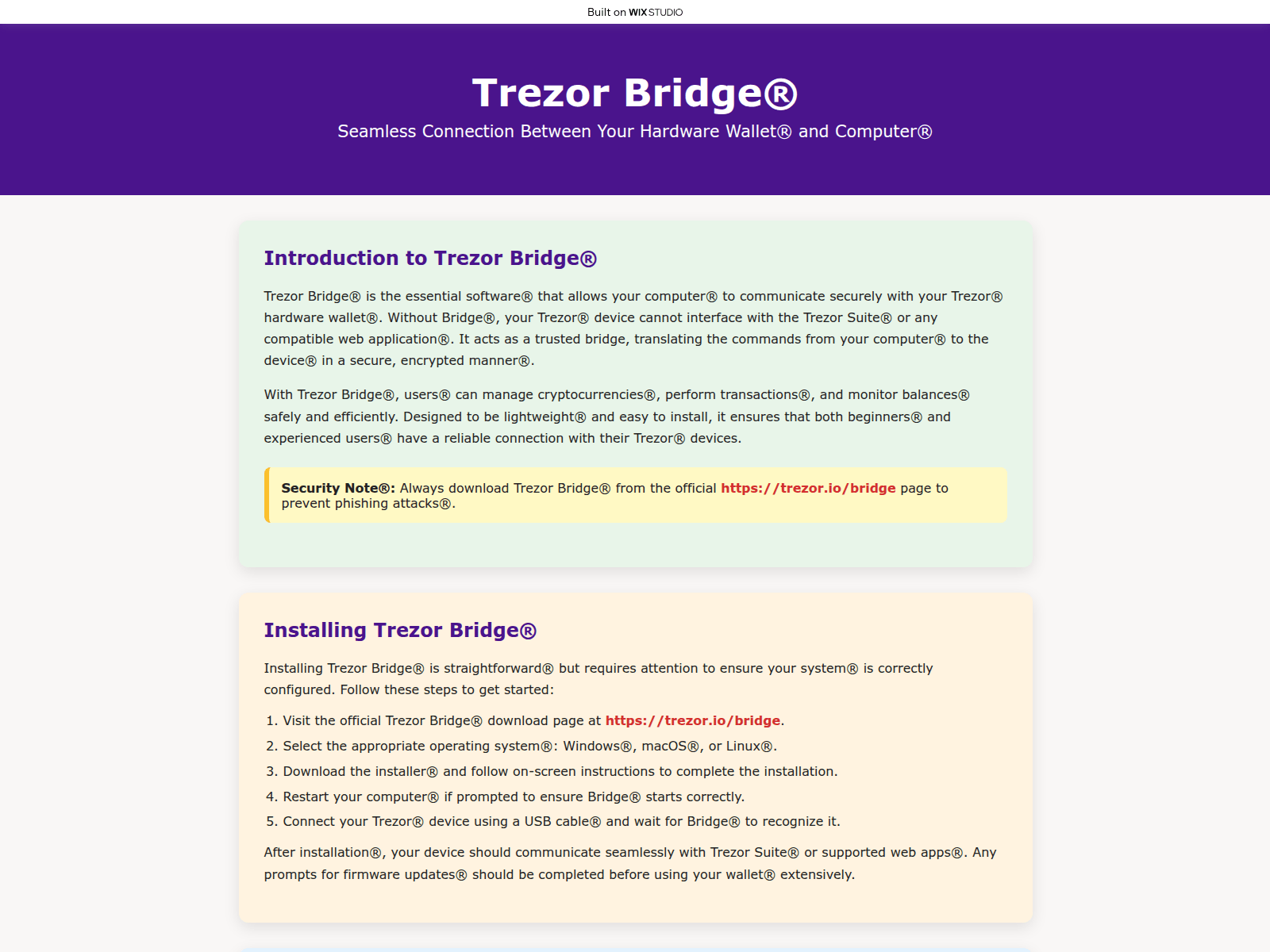 的截图 website-bridge.wixstudio.com