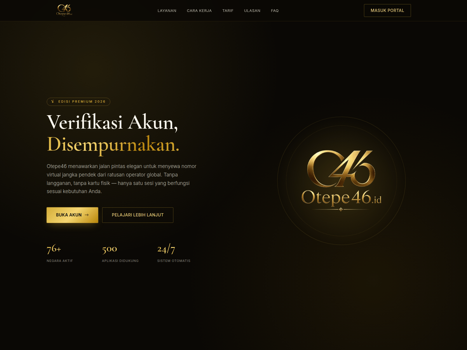 Screenshot of otepe46.id