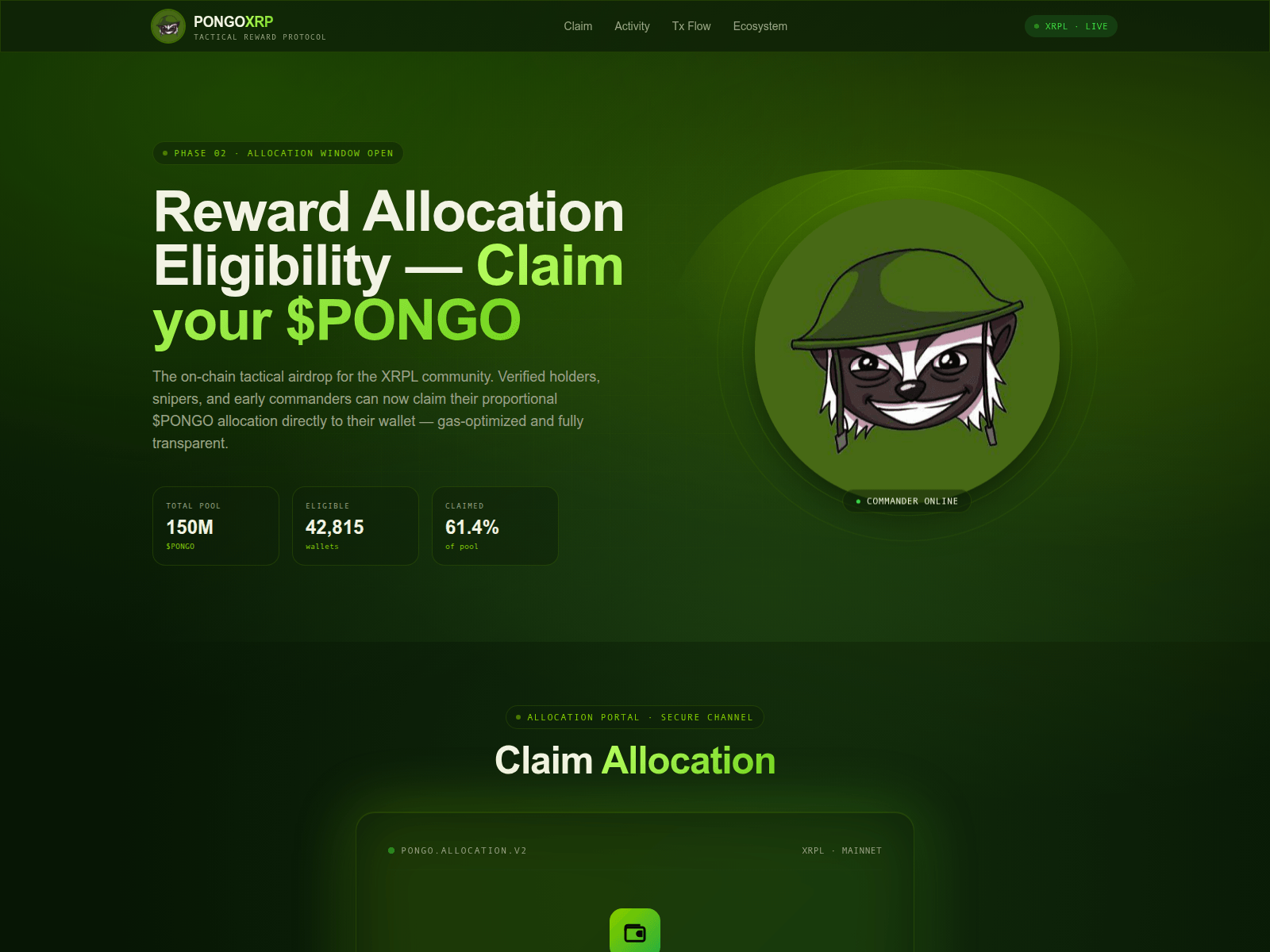 Screenshot of pongoexplorer.info