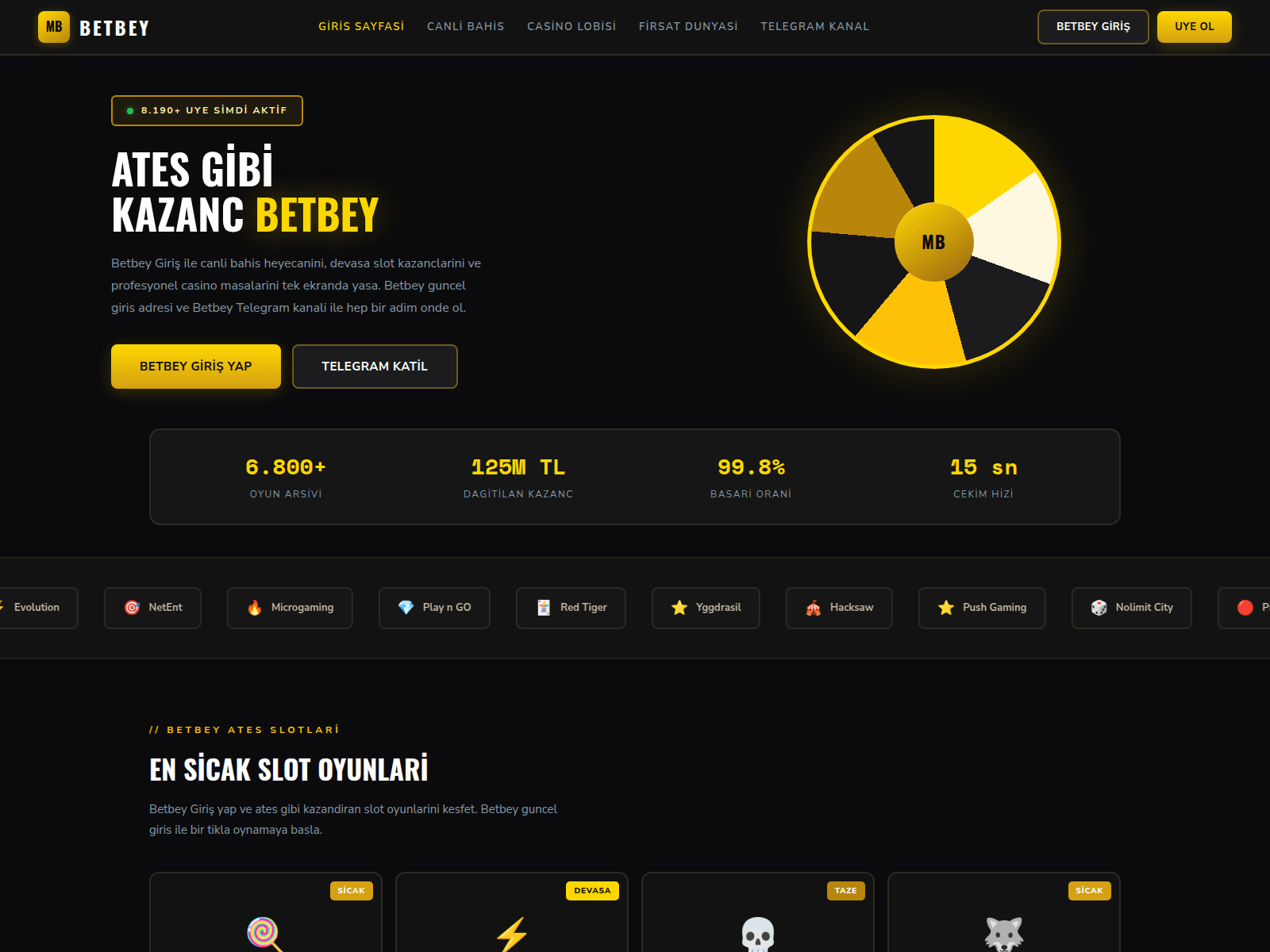 Screenshot of betbeyguncelgiris.vip