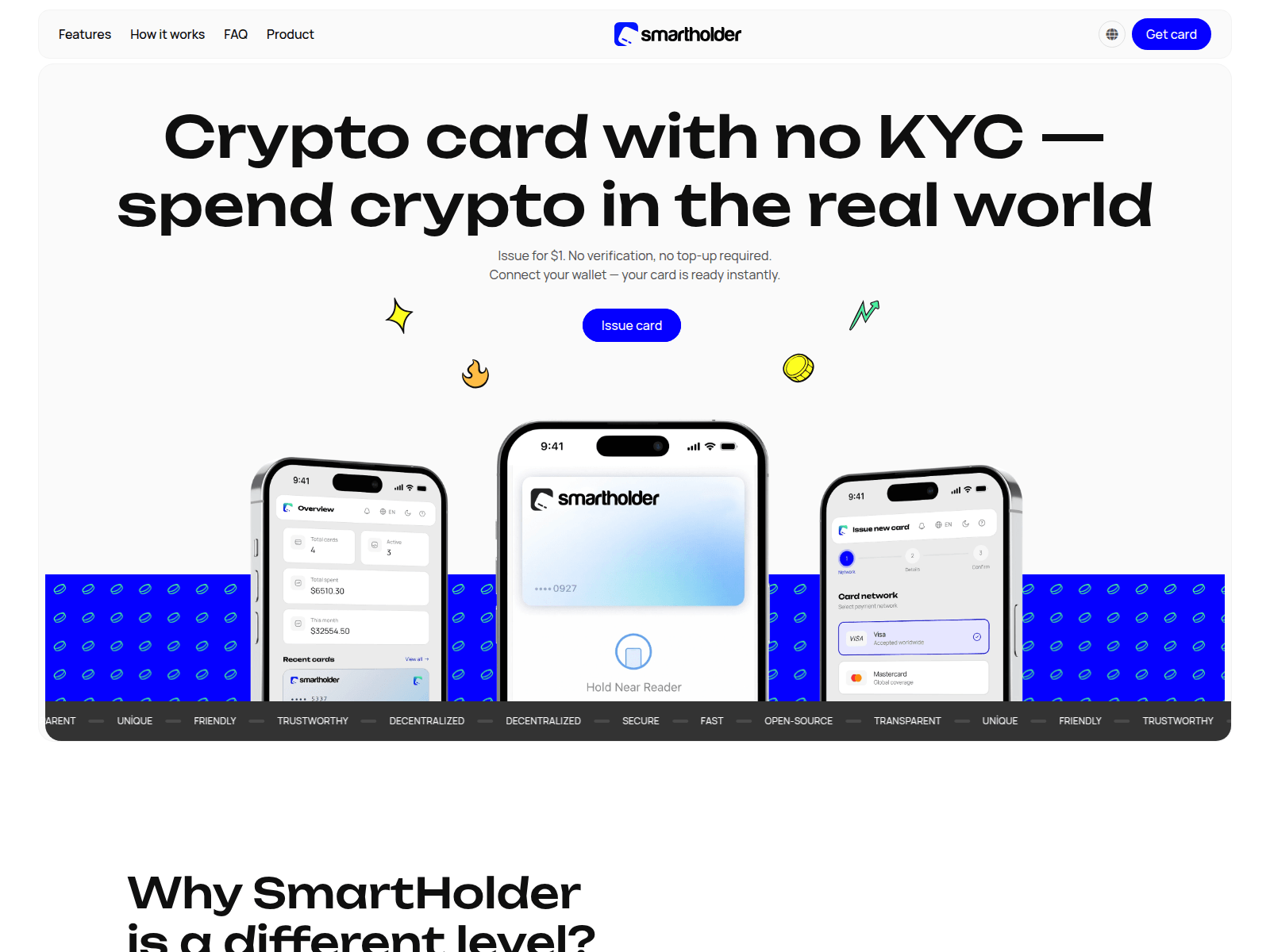 Screenshot of smartholder.app