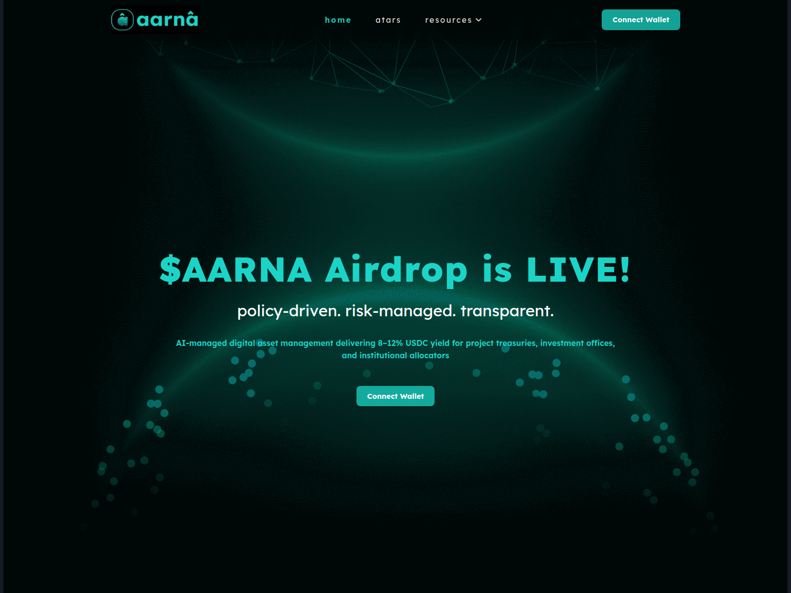 Screenshot of aarnaai.xyz