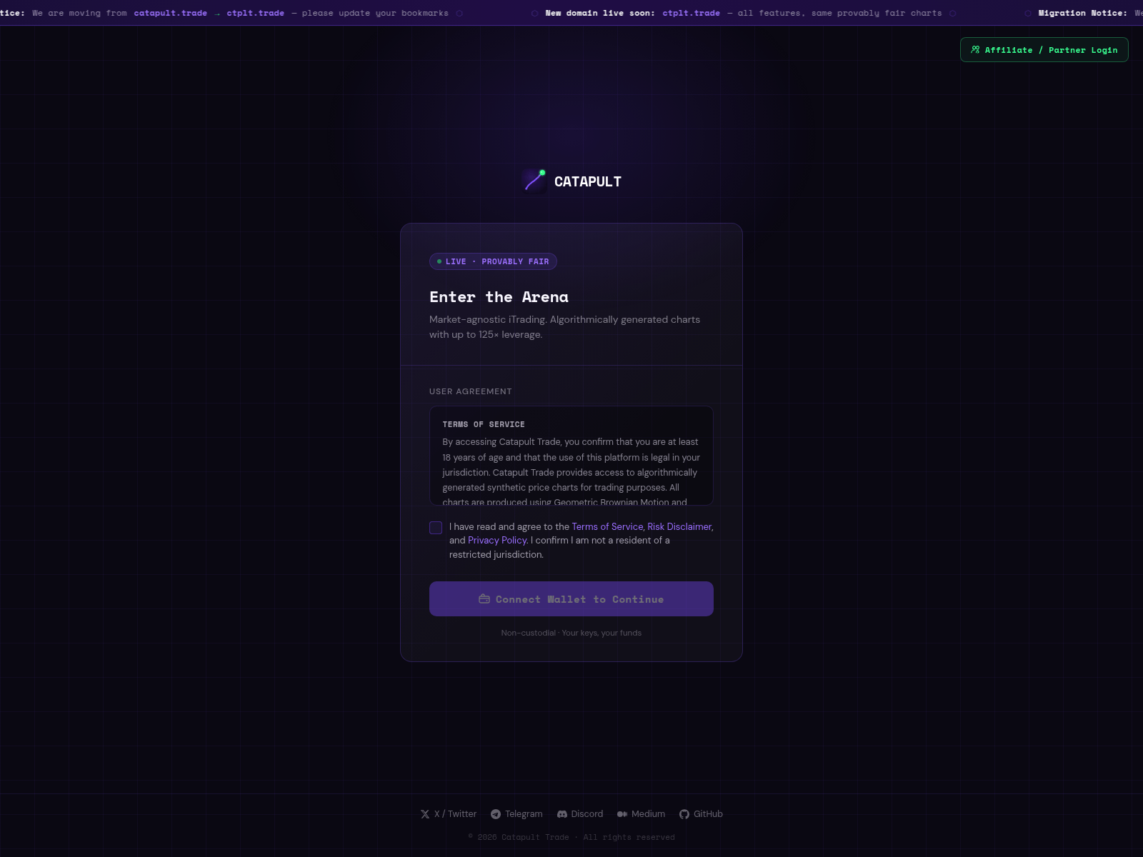 Screenshot of ctplt.trade