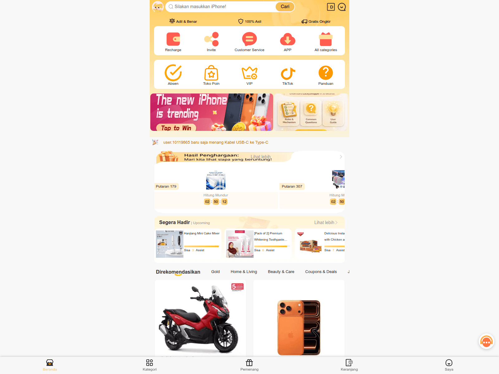 Screenshot of luckdrop.top