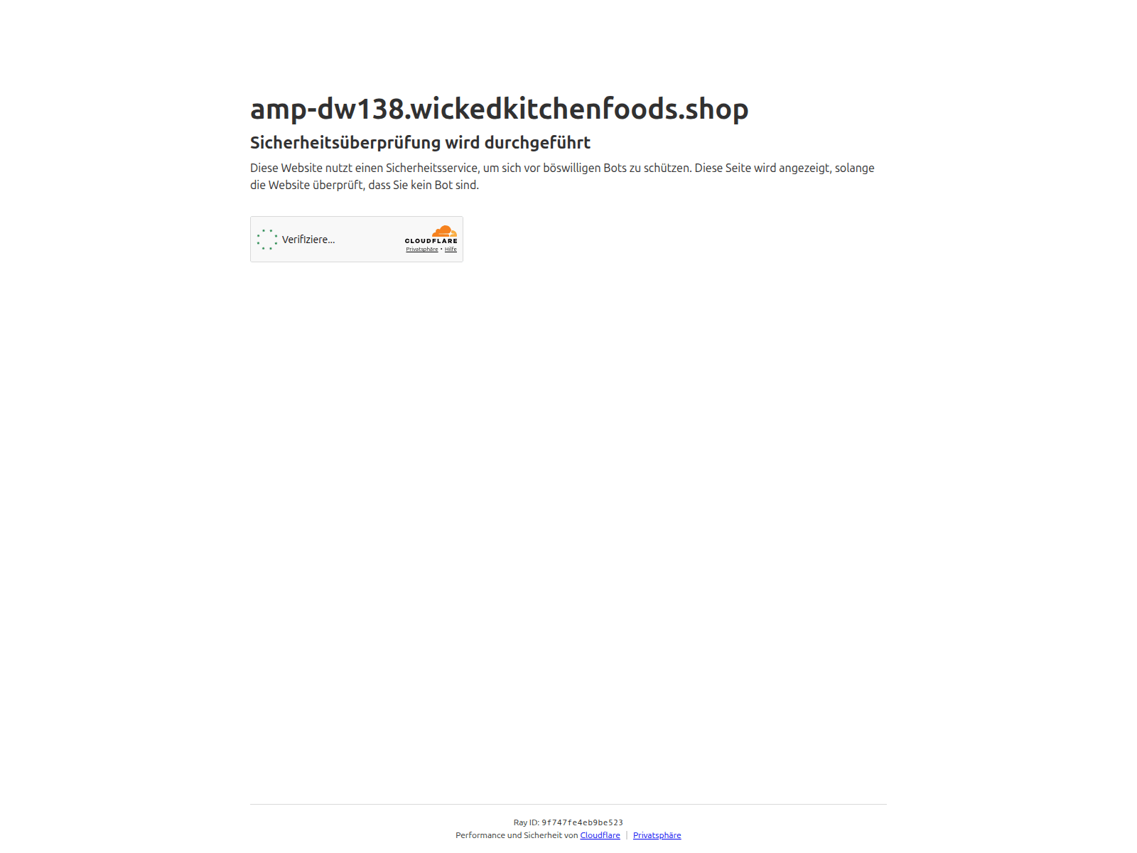 Captura de pantalla de amp-dw138.wickedkitchenfoods.shop