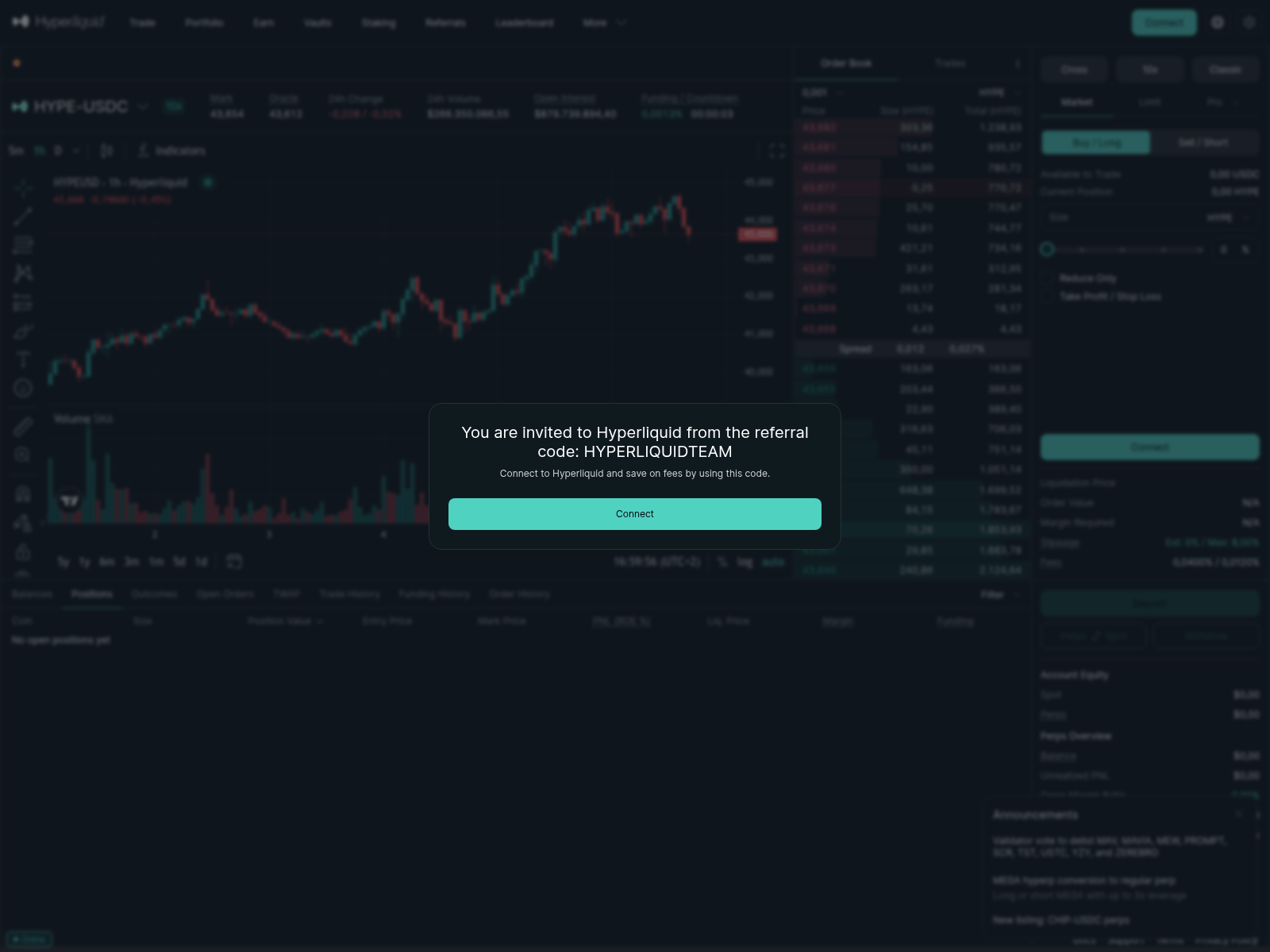Captura de pantalla de yhperliquid.com