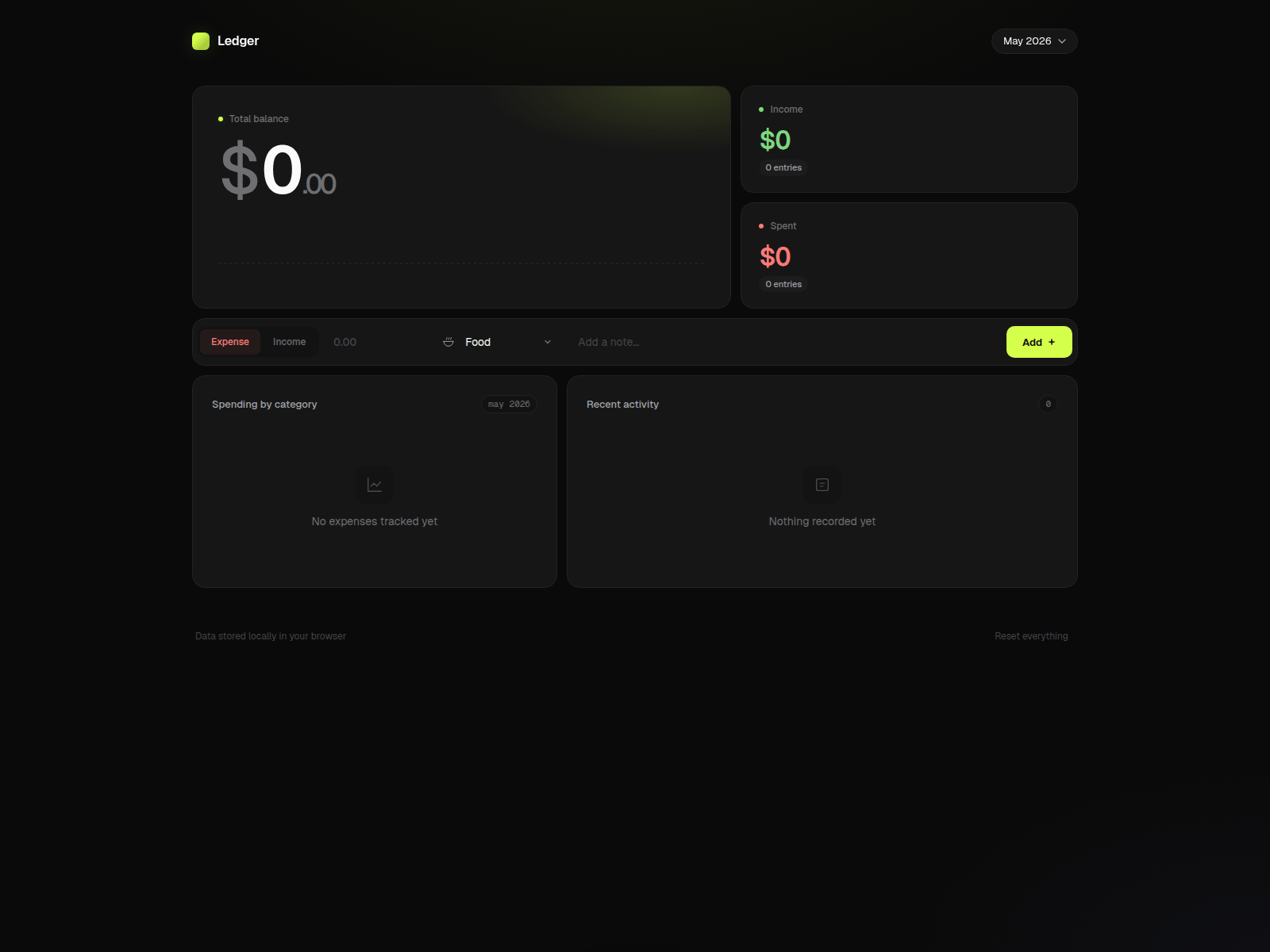 Screenshot of ledger-cey.pages.dev