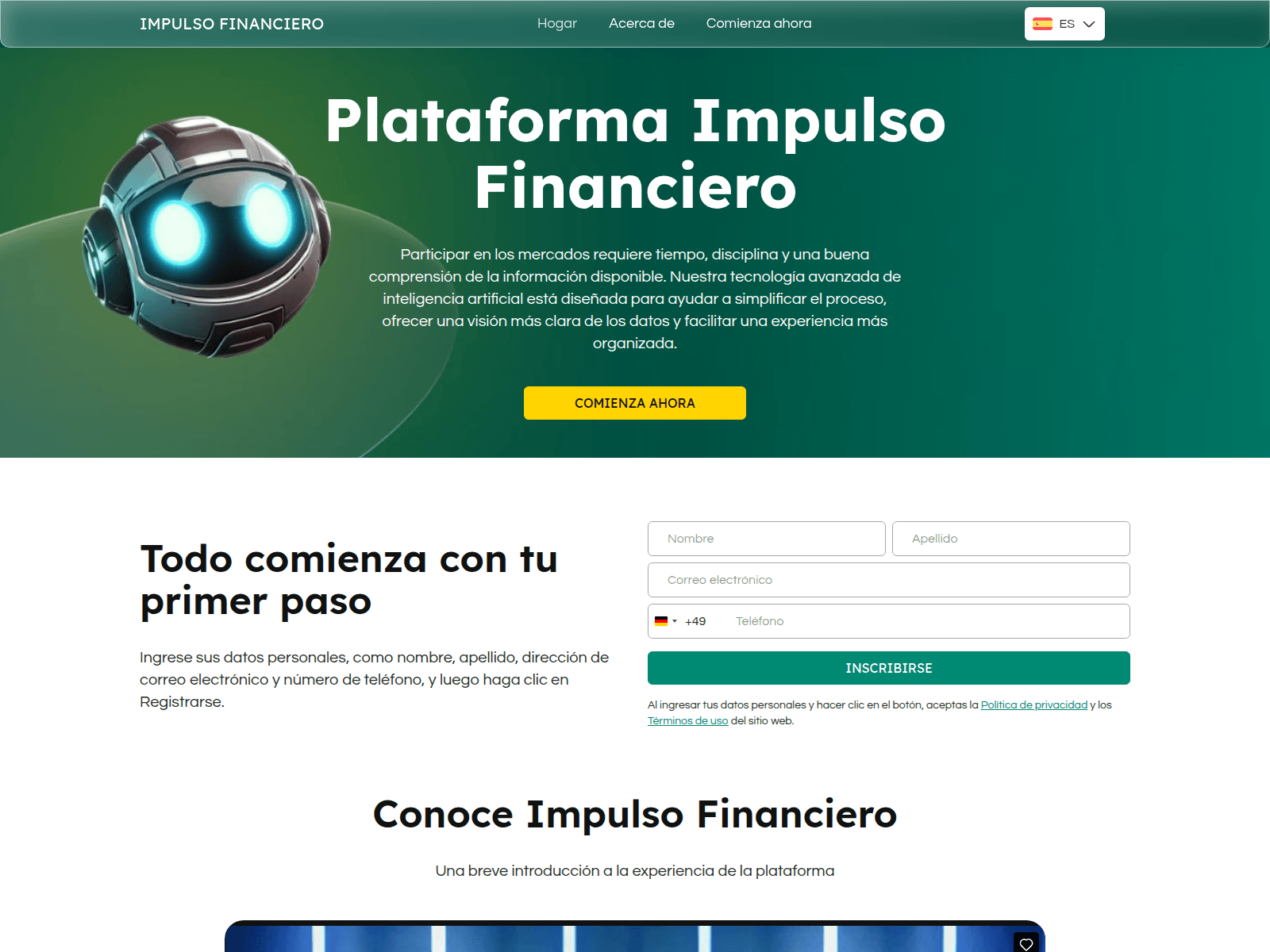 Screenshot of impulsofinanciero-es.live