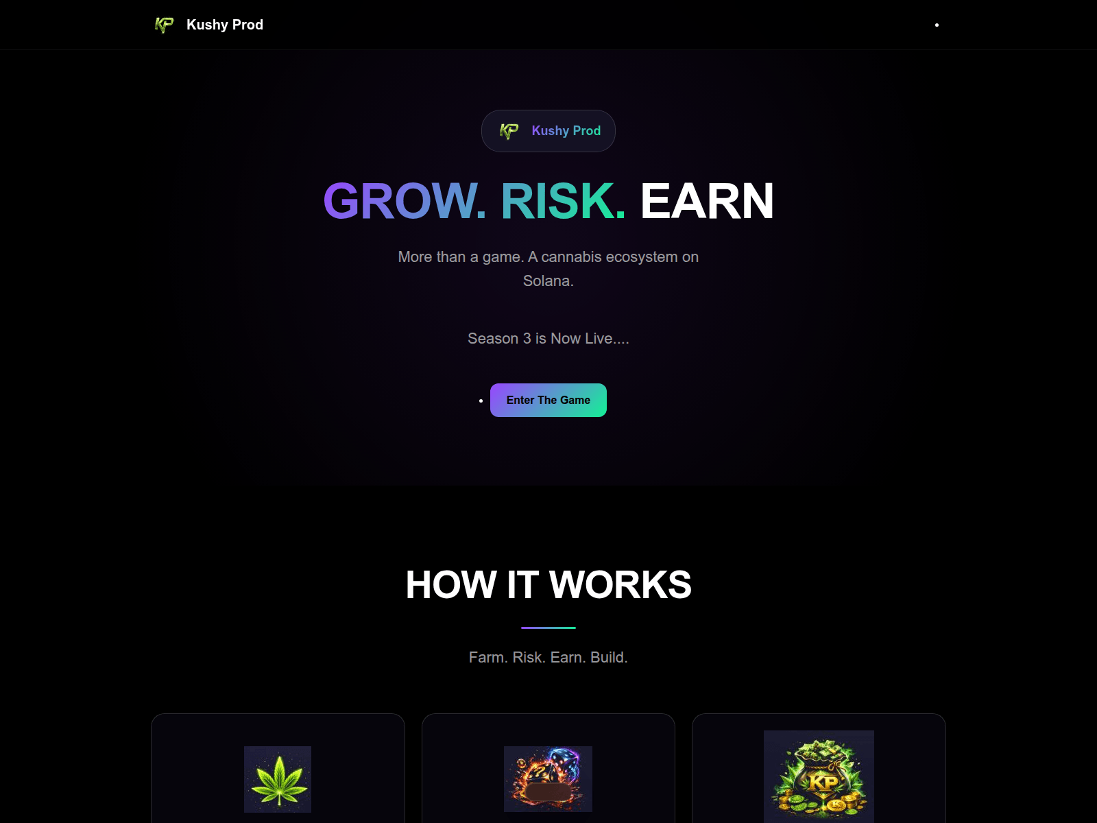 Screenshot of kushyprod420.info