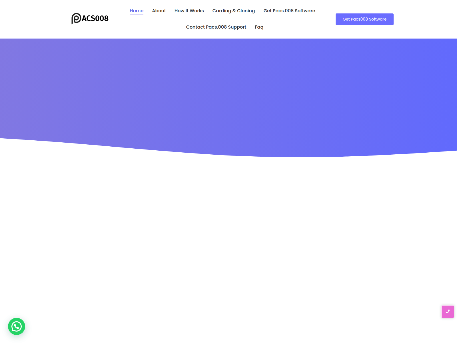 Screenshot von pacs008.net