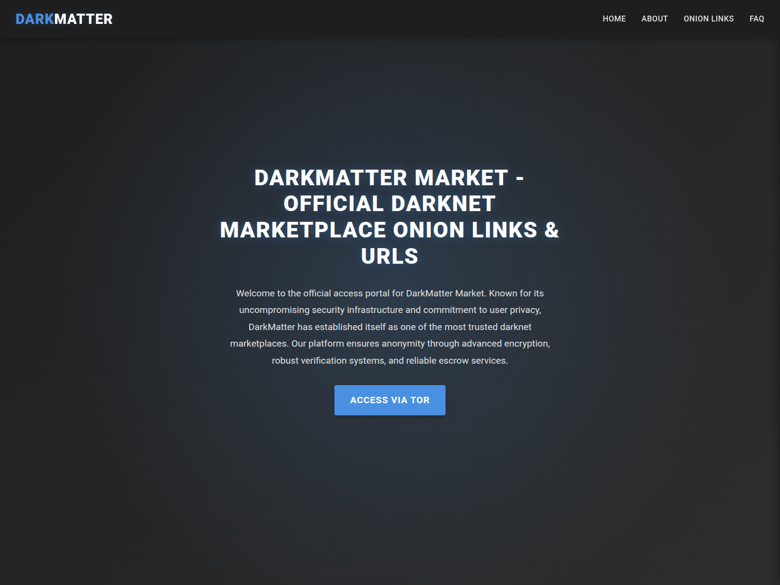 Forensic screenshot of darkmatteroniontor.cc
