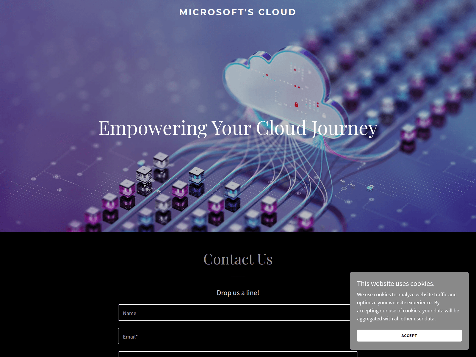 Знімок екрана microsoftscloud.com