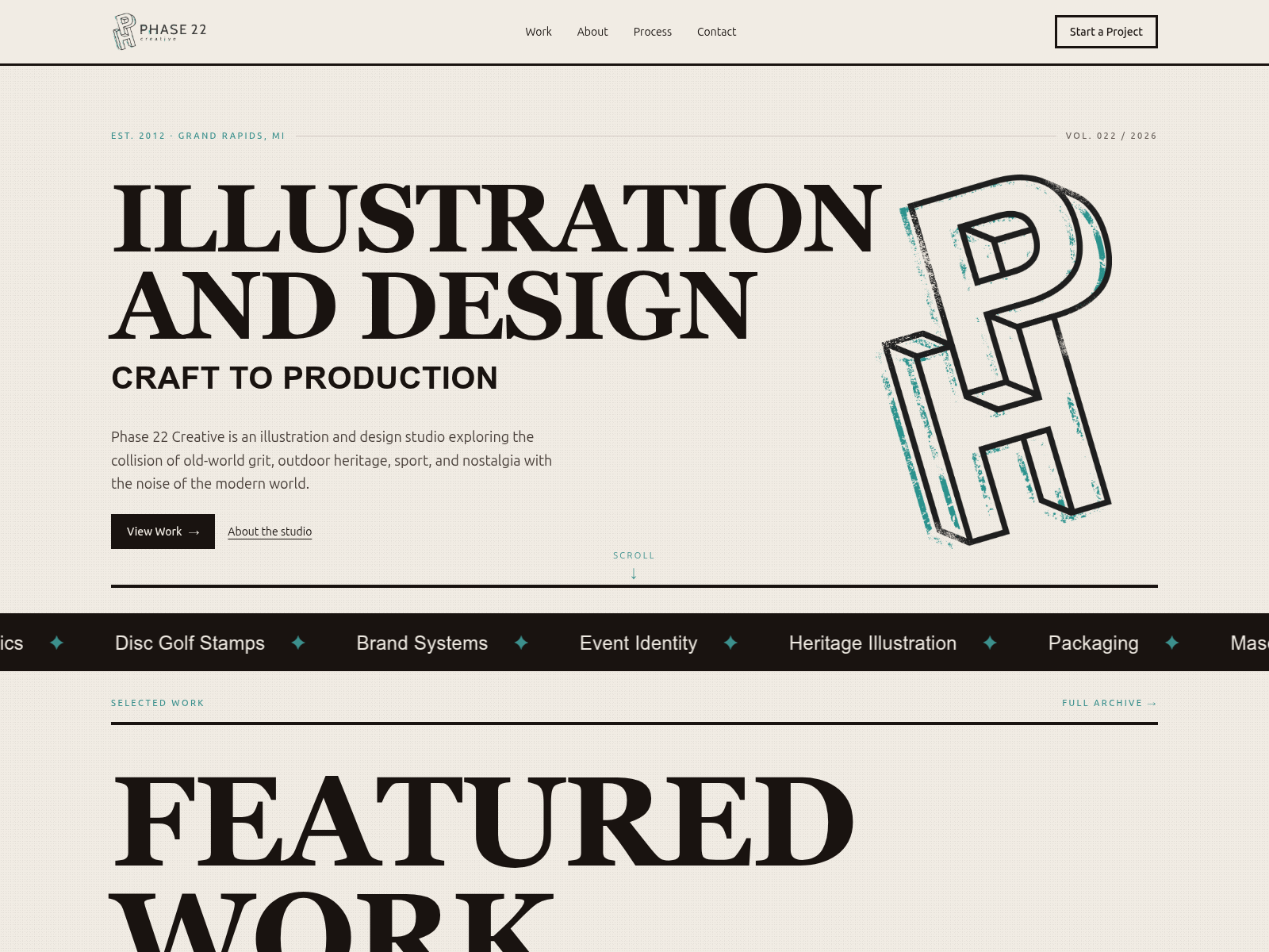 Screenshot of phase22.co