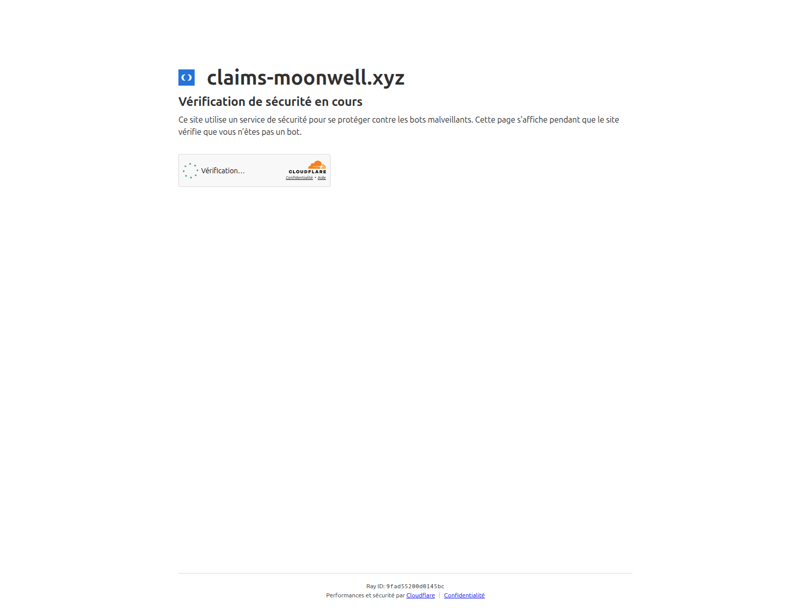 Screenshot von claims-moonwell.xyz