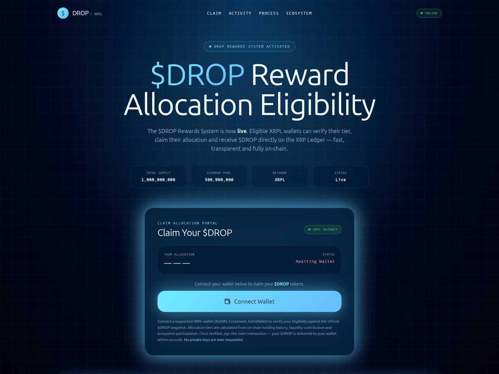 Screenshot of droprewards.live
