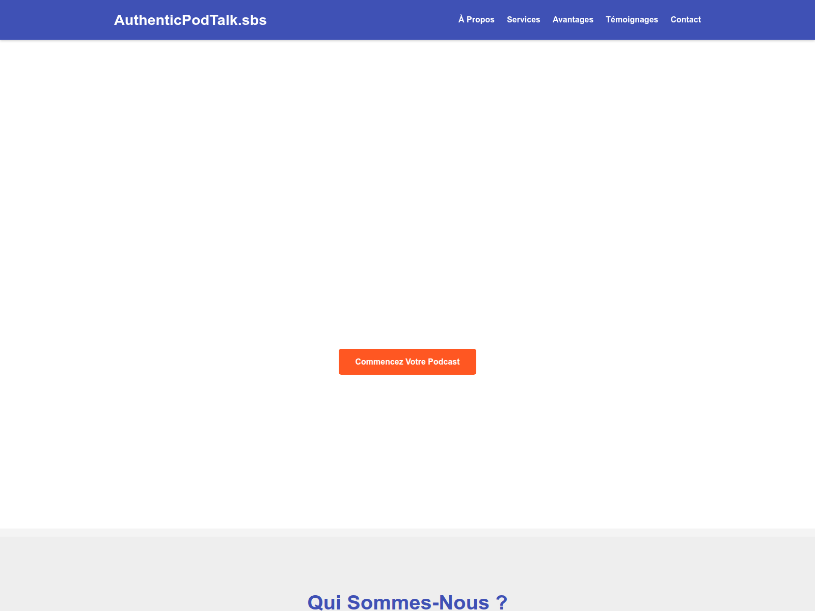 Captura de pantalla de authenticpodtalk.sbs