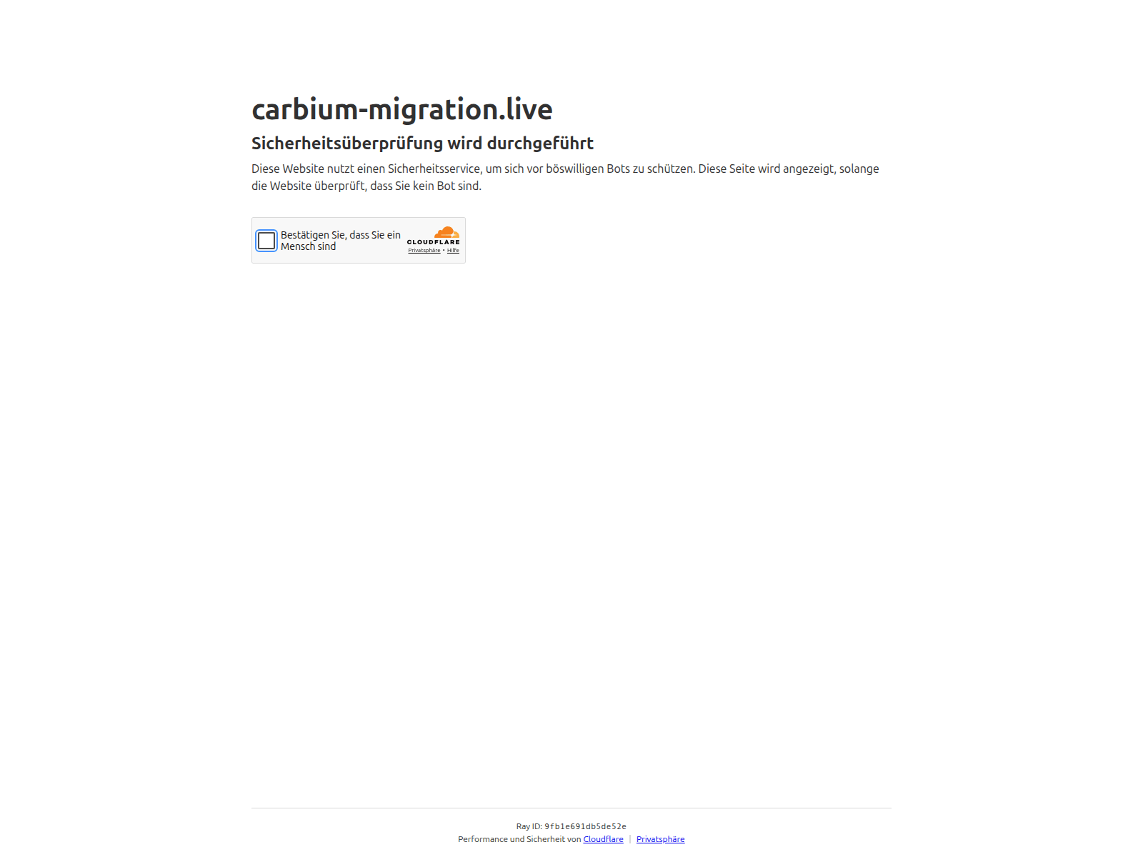 Screenshot di carbium-migration.live