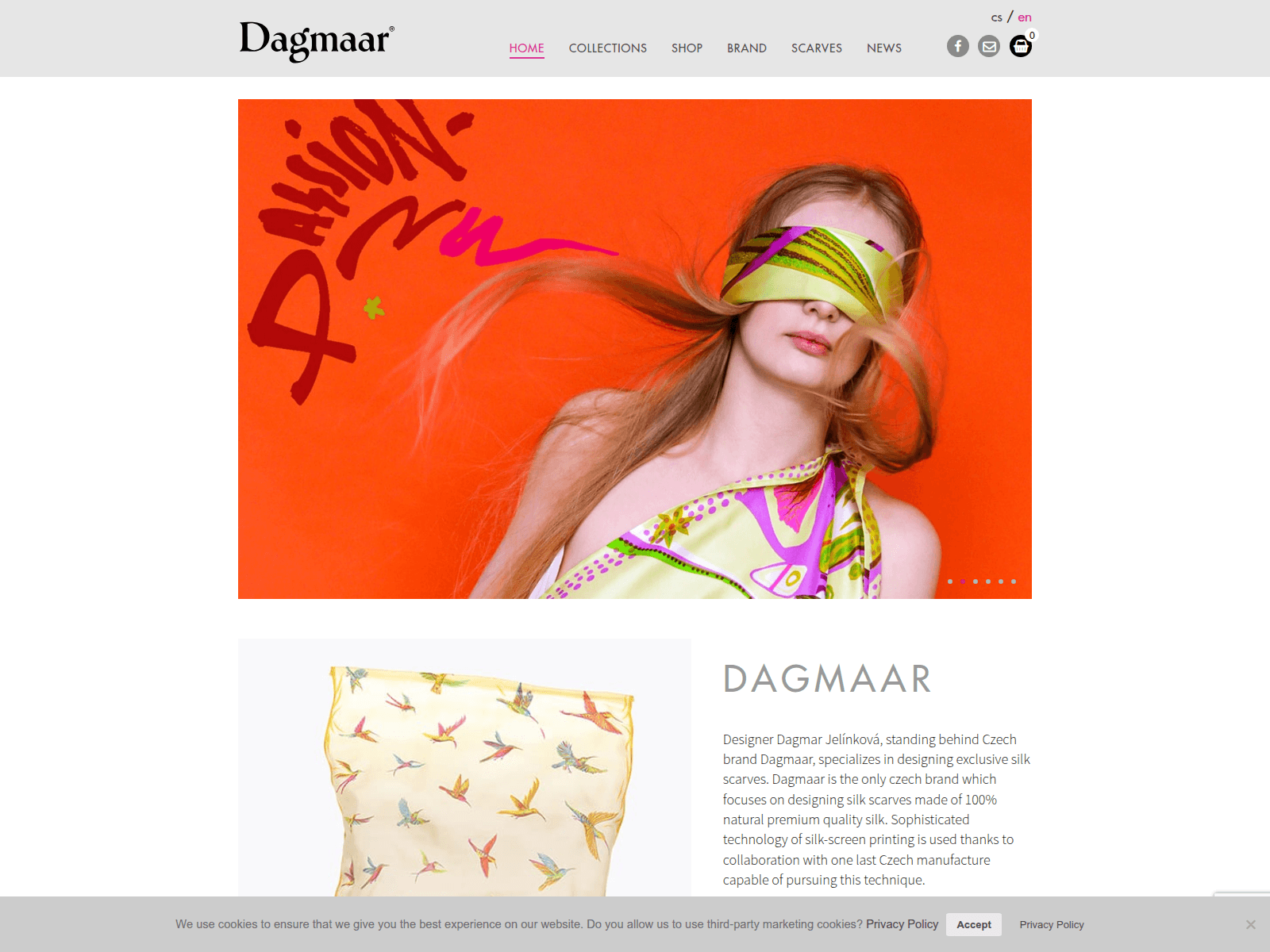 Знімок екрана dagmaar.com