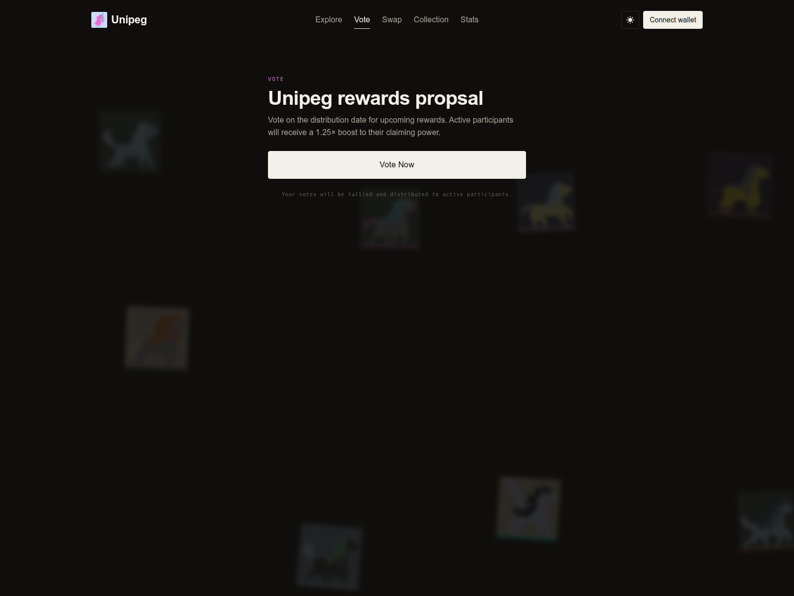 Screenshot of vote1-unipeg.com