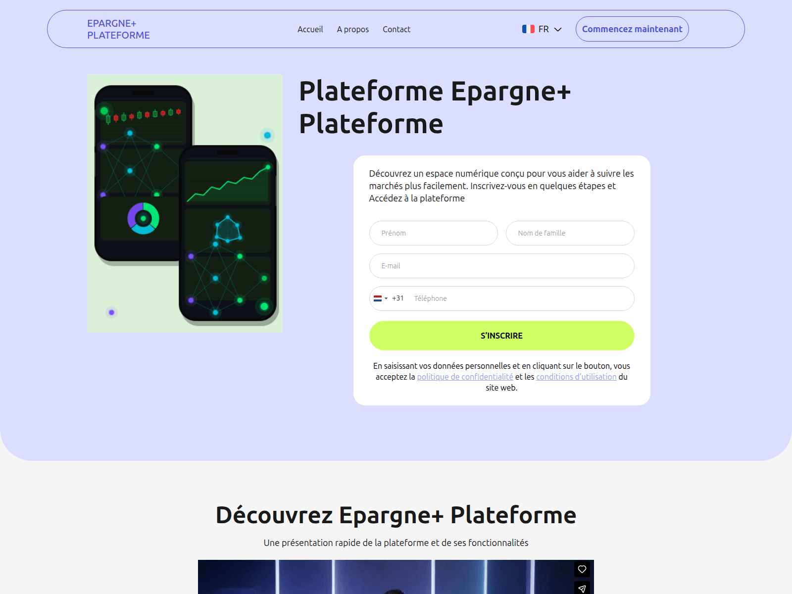 Screenshot of epargneplateforme-fr.live