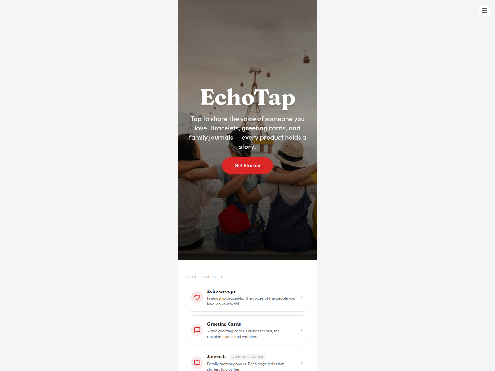 Screenshot of echo.markroah.com