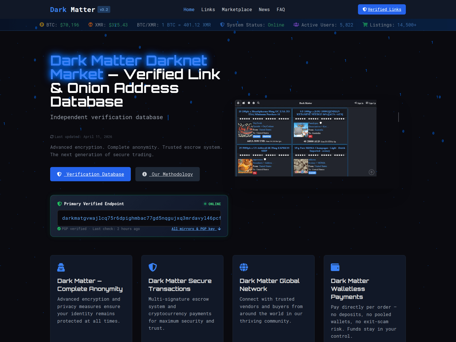 Forensic screenshot of darkmatter-dnm.com