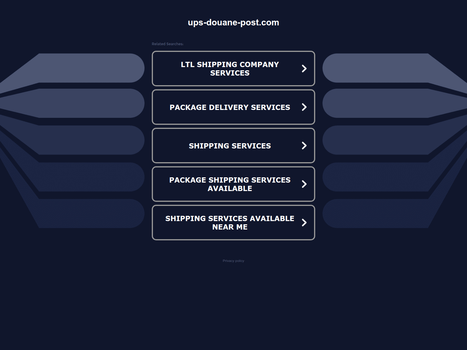 Знімок екрана ups-douane-post.com
